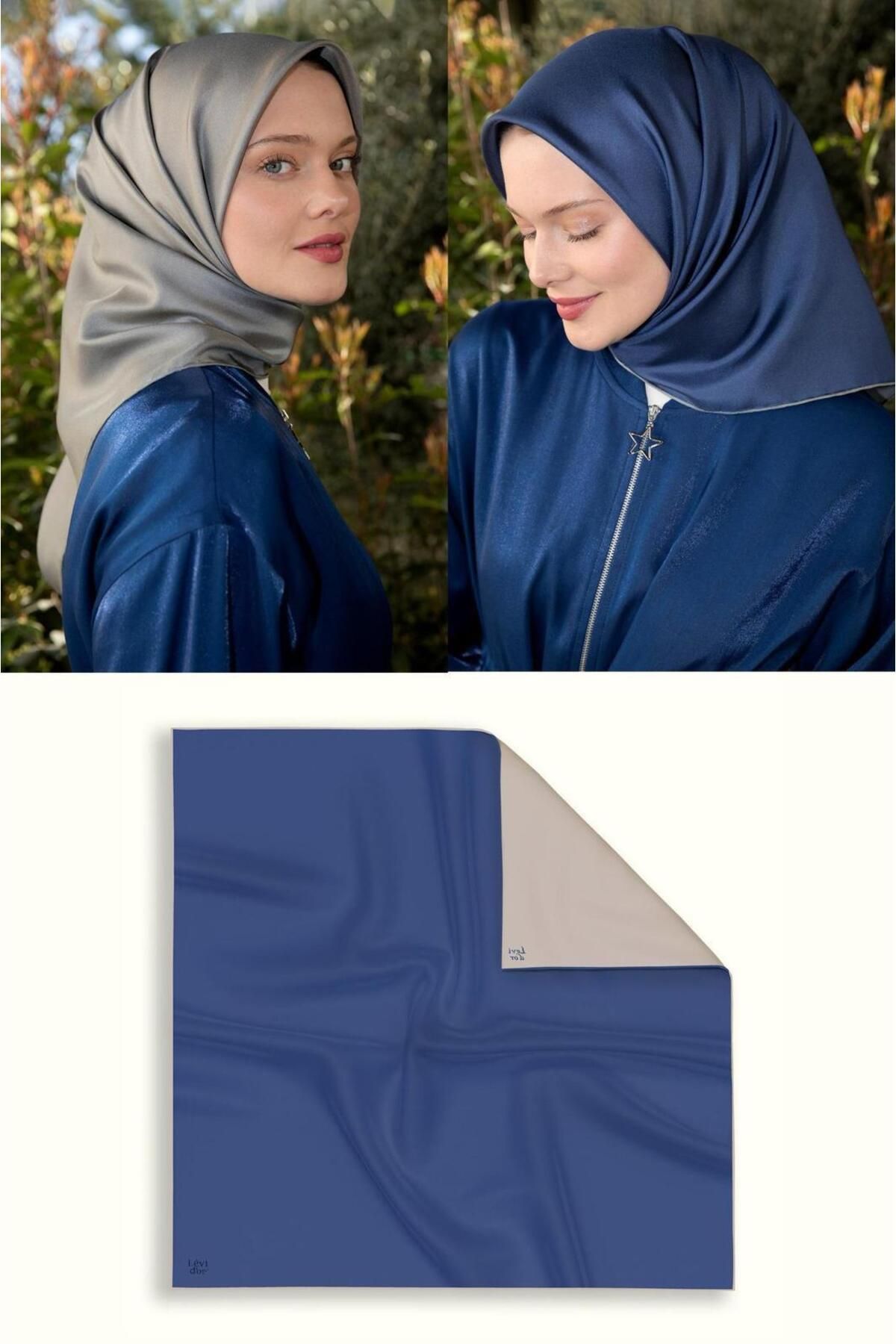 Elit Scarf Çift Taraflı Twill İpek Eşarp