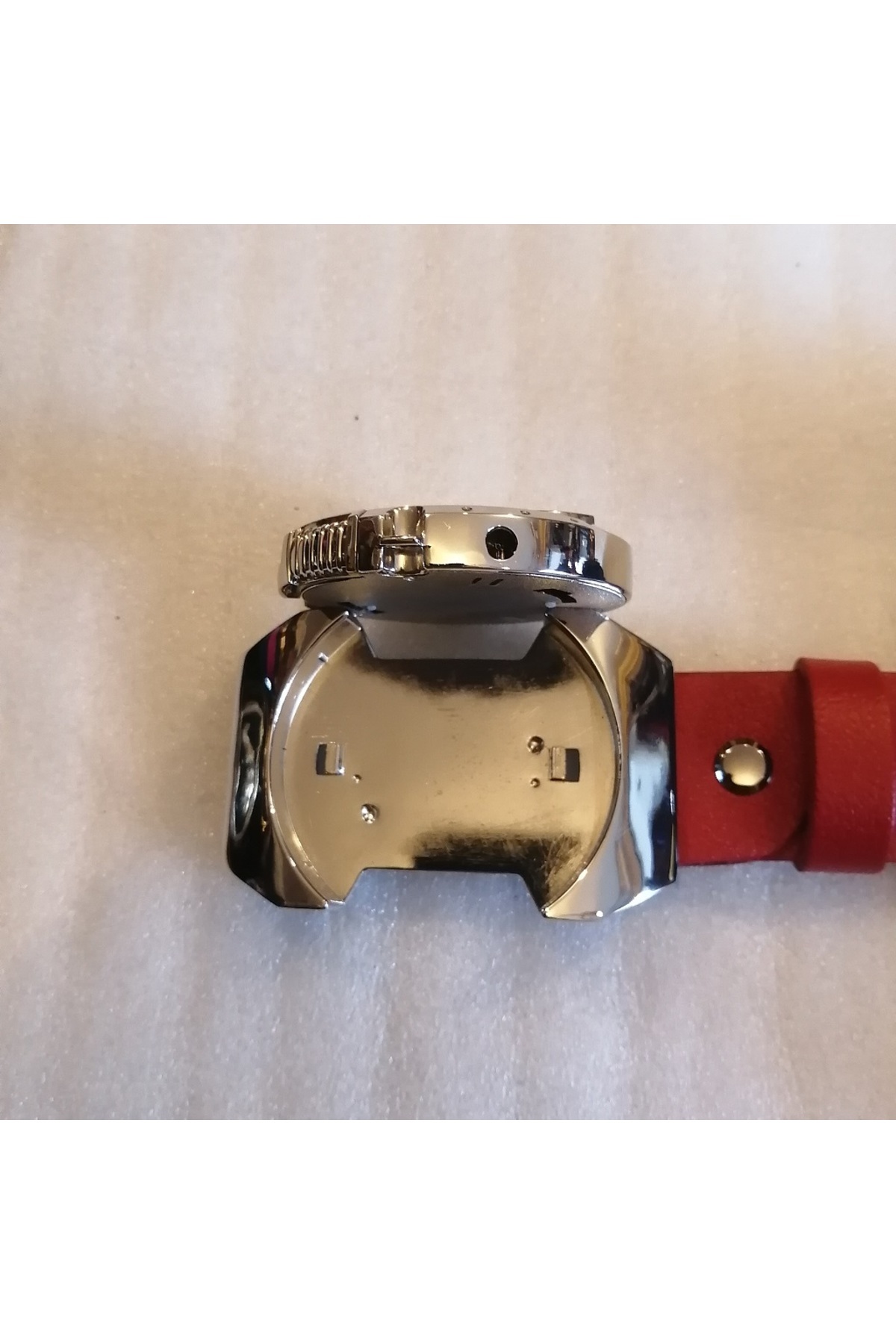 Butik Tülin-Unisex Authentic Genuine Cowhide Leather Red Silver Russian Flag Magneto Lighter Cowboy Buckle Belt 5