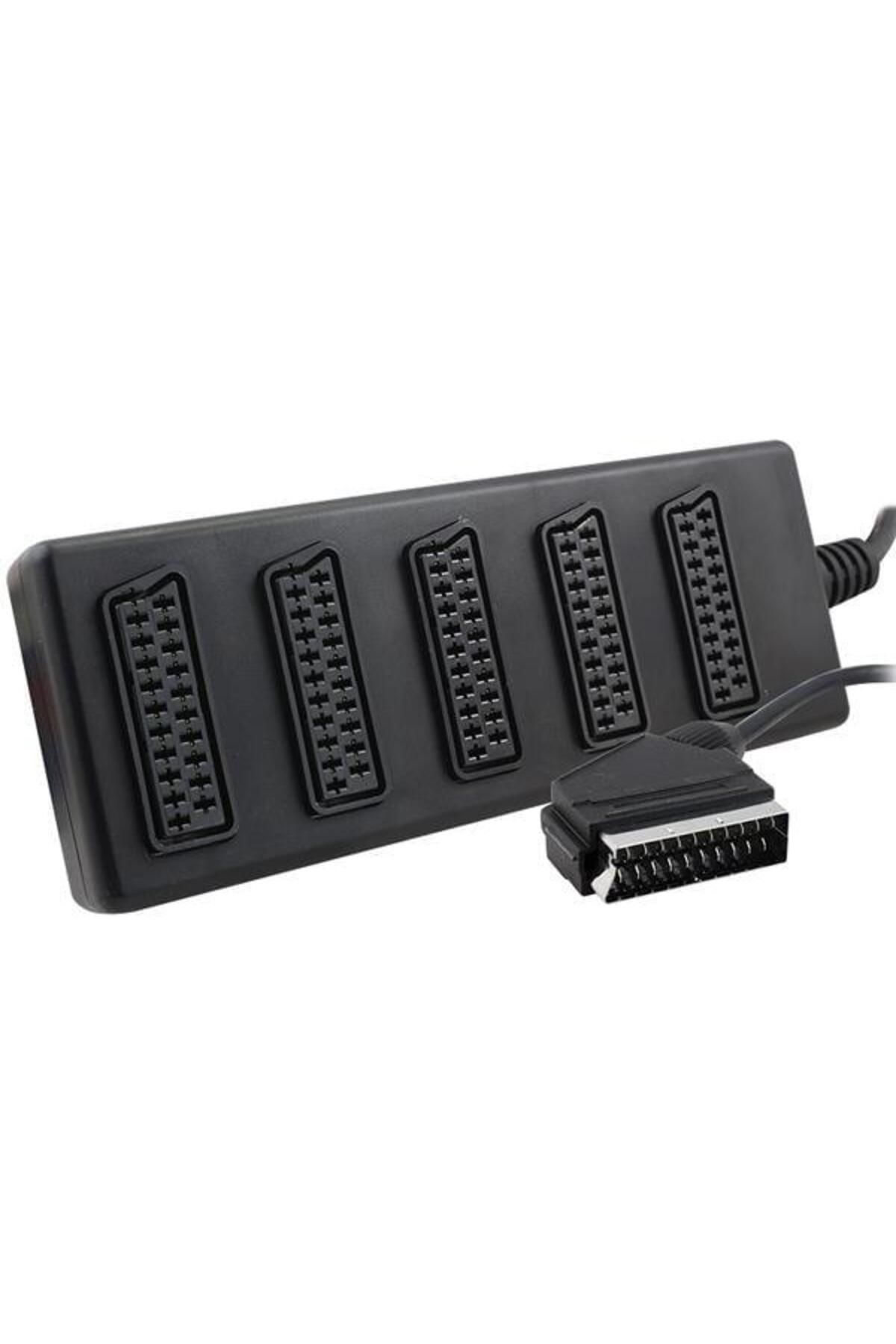 feifei Elektromer 5'li Scart Dağıtıcı (1 ERKEK - 5 DİŞİ SCART)