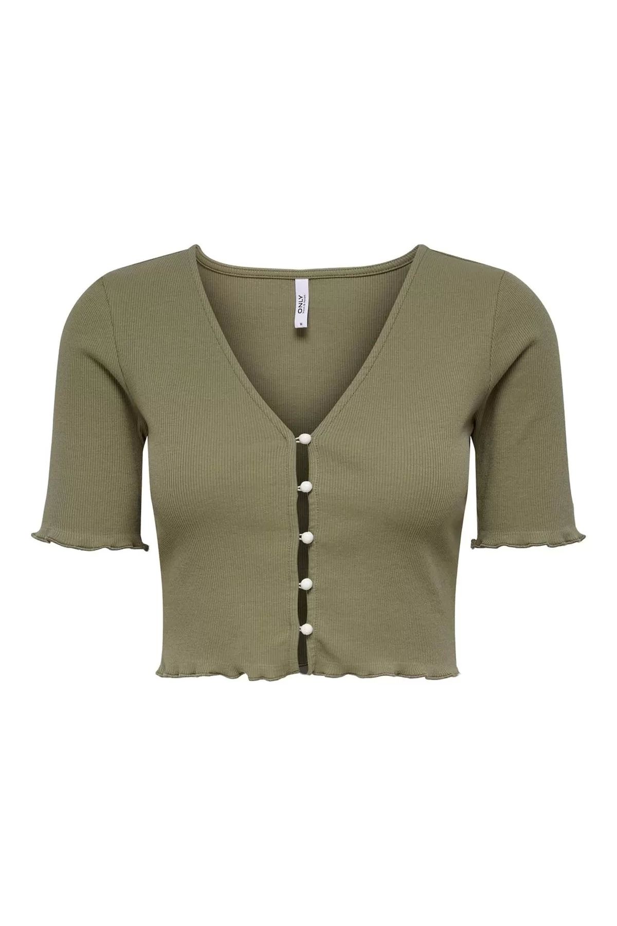 ONLY 15277750 5 Dugme Body - Haki