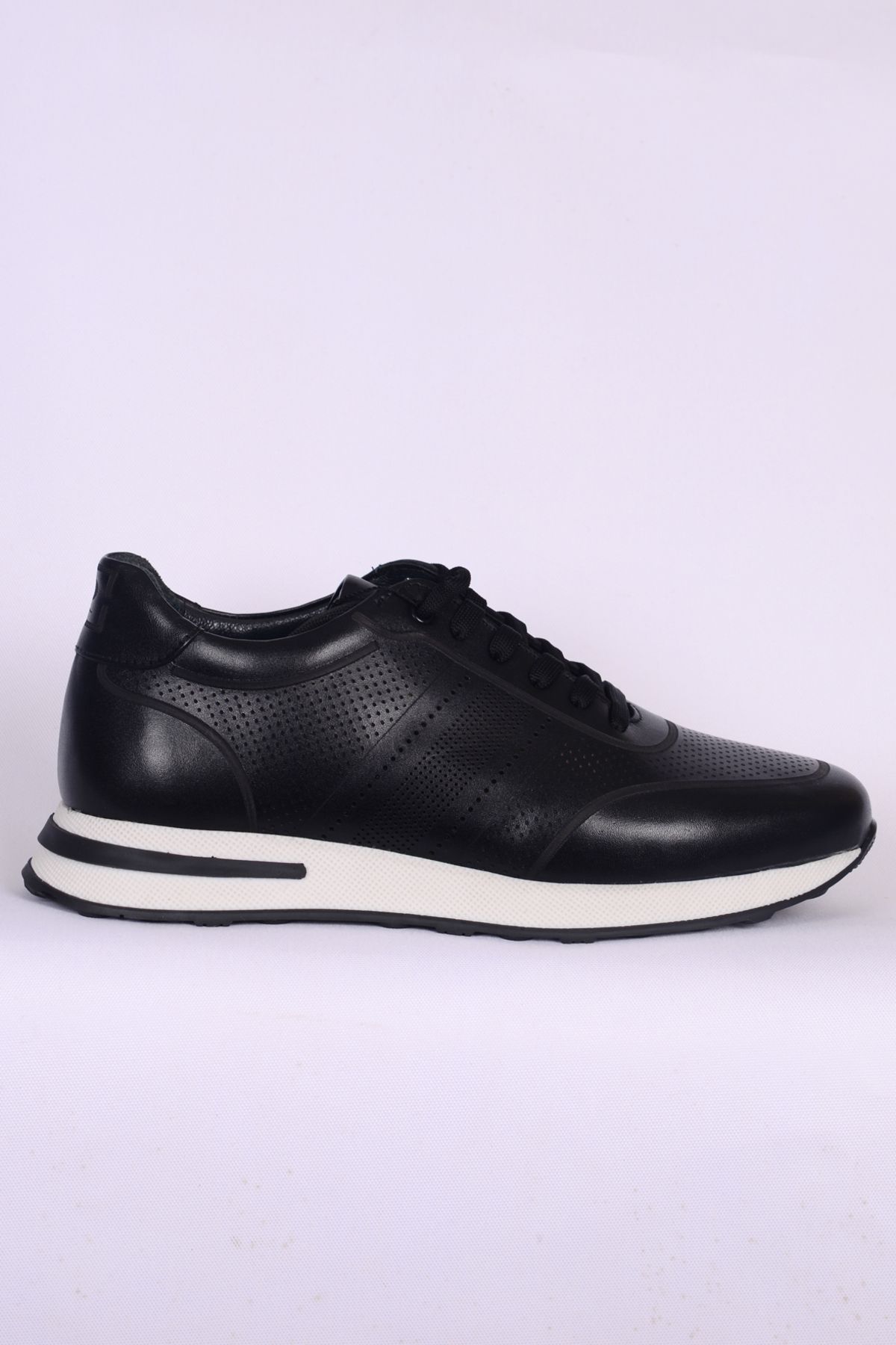 Pierre Cardin 109665 Sneakers Deri Erkek Siyah Günlük Ayakkabı