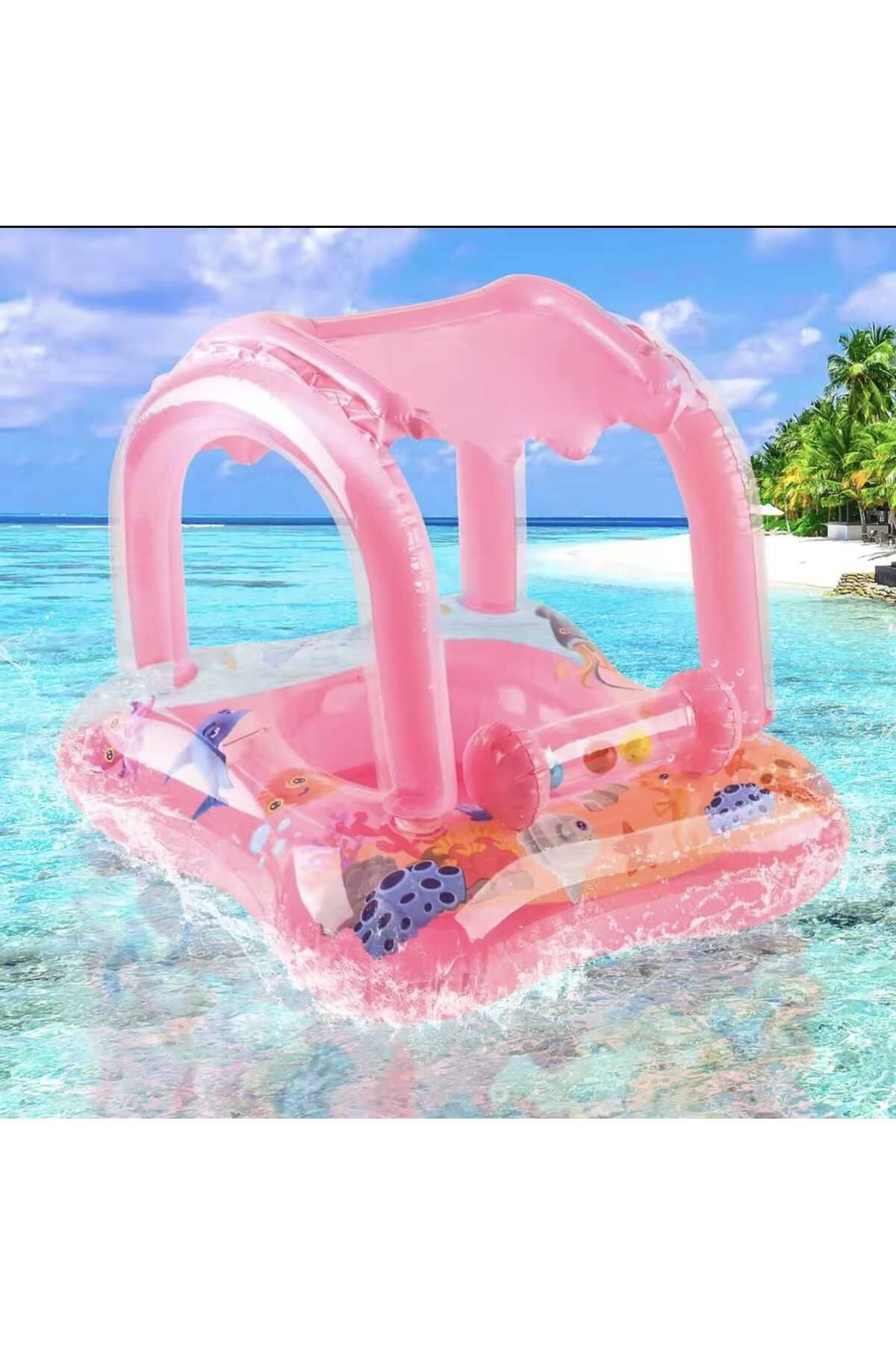 Sekk O Şişme Bebe Flotörü Bebek Simiti Baby Float Bebek Simidi Havuz Simidi Oyuncaklı