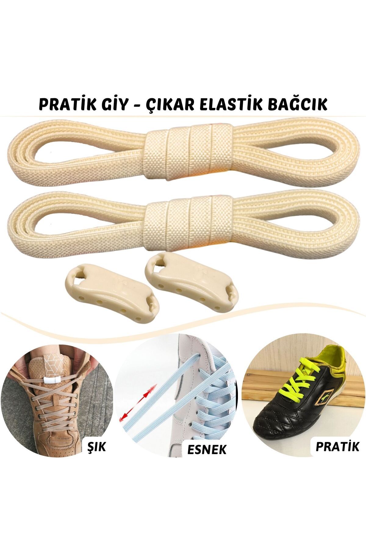Mawrond Pratik, Akıllı,tak Bırak, Bağlamaya.çözmeye Gerek Olmayan Yeni Nesil Elastik,modern Ayakkabı Bağcığı