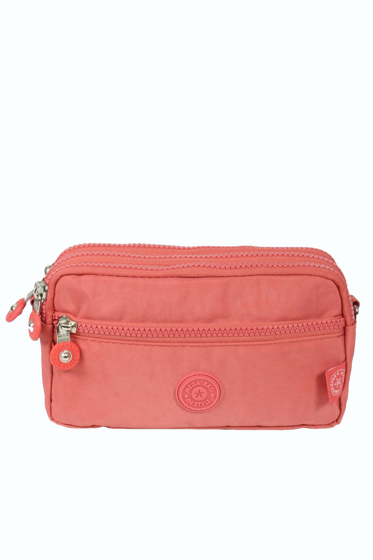 MEGA BAG M 231 Mega Bag Krinkıl Kumaş Unisex El Omuz Çantası, Telefonluk (yatay), Clutch