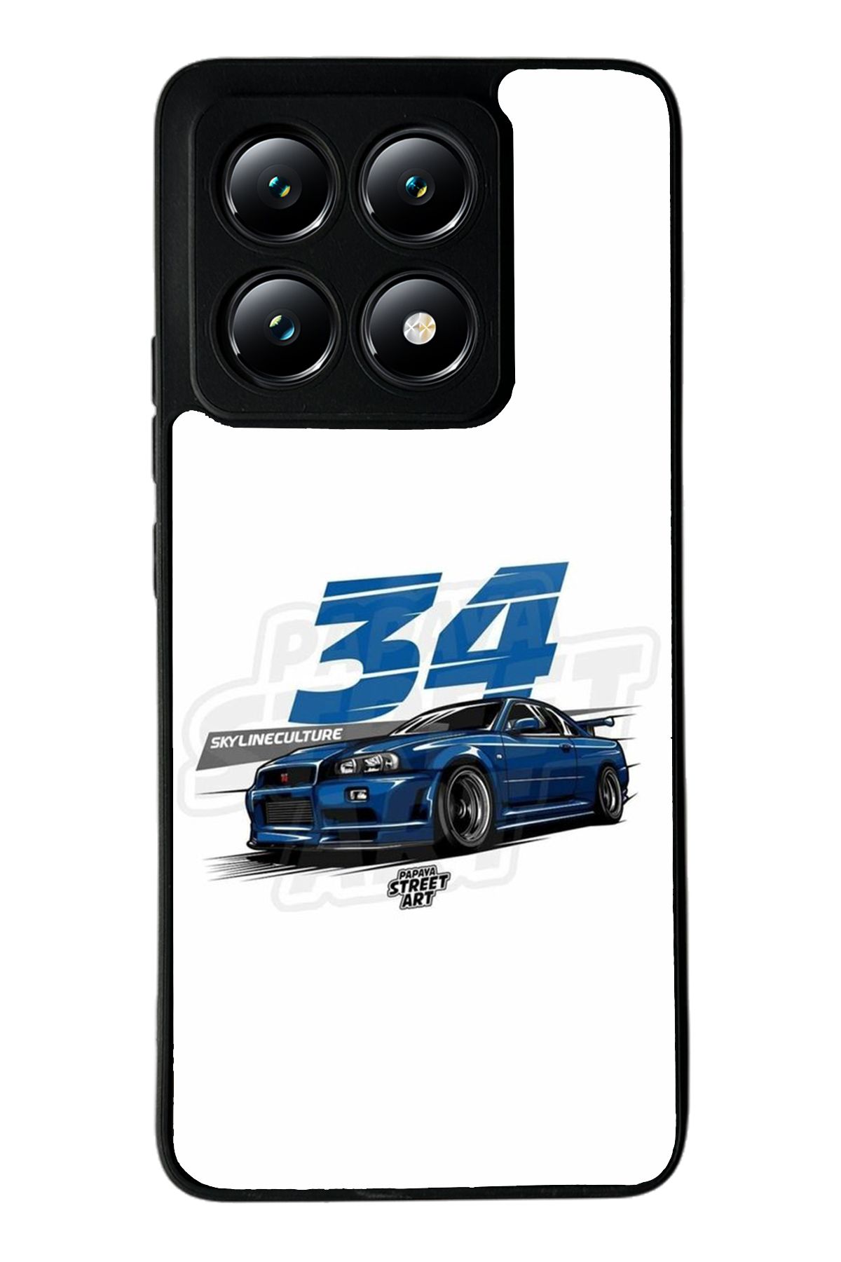 Spoyi Xiaomi Mi 14T Skyline Tasarımlı Glossy Telefon Kılıfı