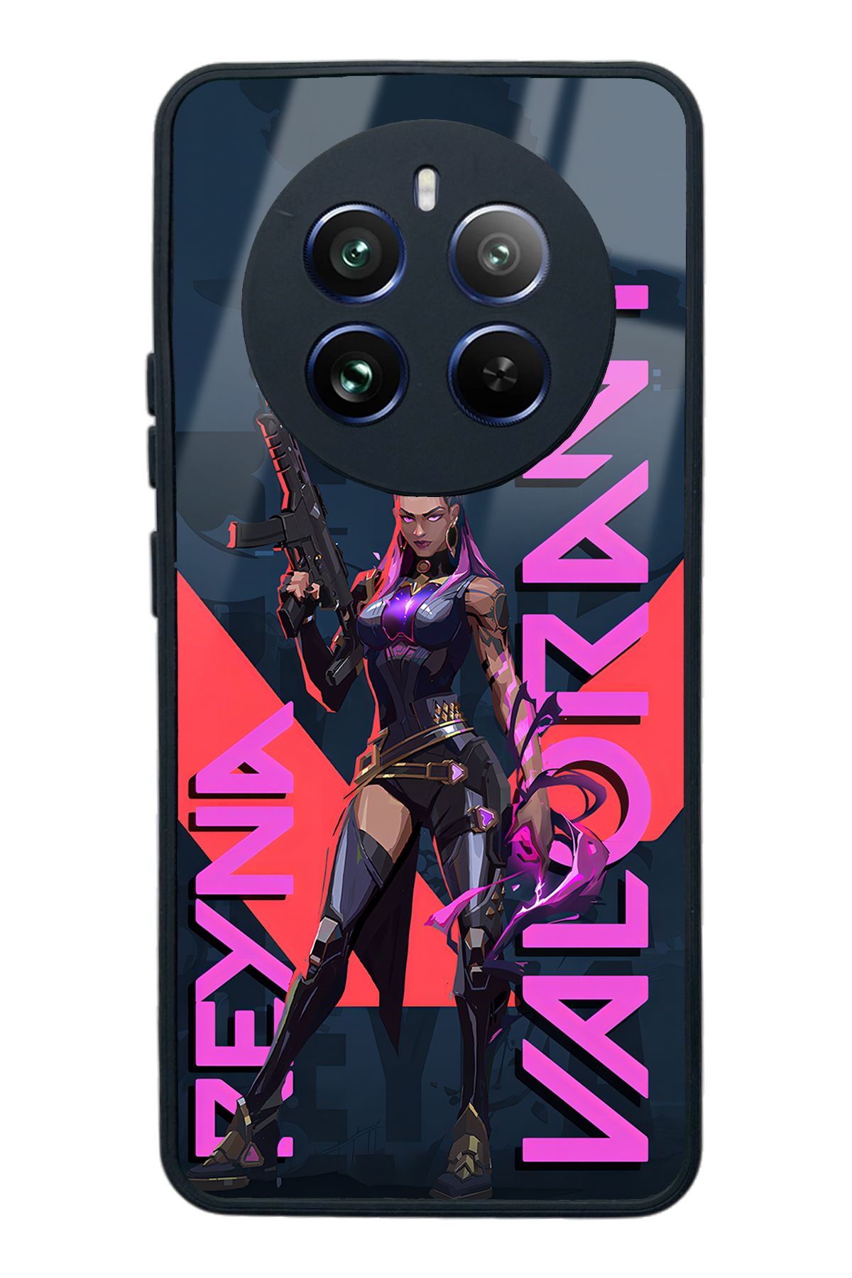 Spoyi Realme 12 Pro  Uyumlu  Valorant Reyna Tasarımlı Glossy Telefon Kılıfı