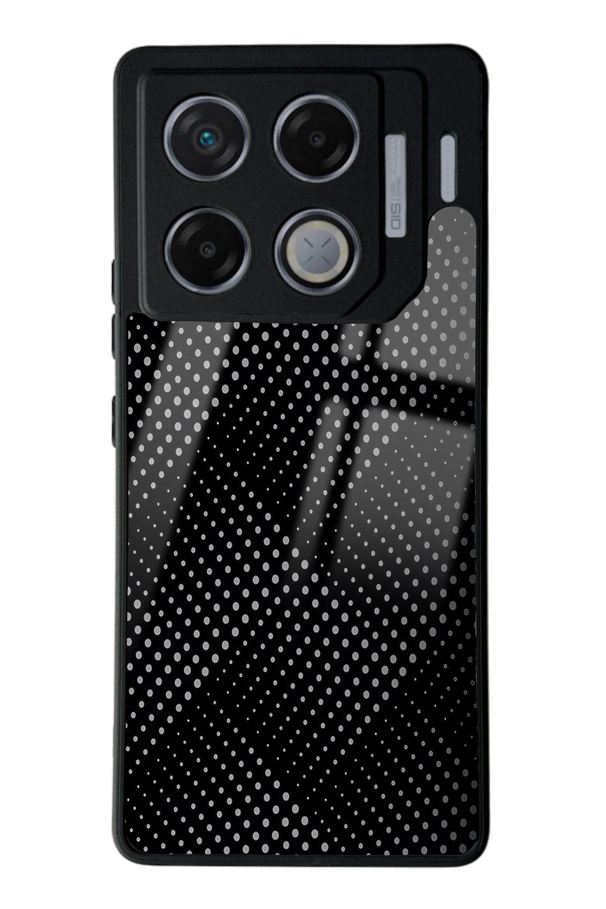 Spoyi İnfinix GT 20 Pro Black and Gray Tasarımlı Glossy Telefon Kılıfı