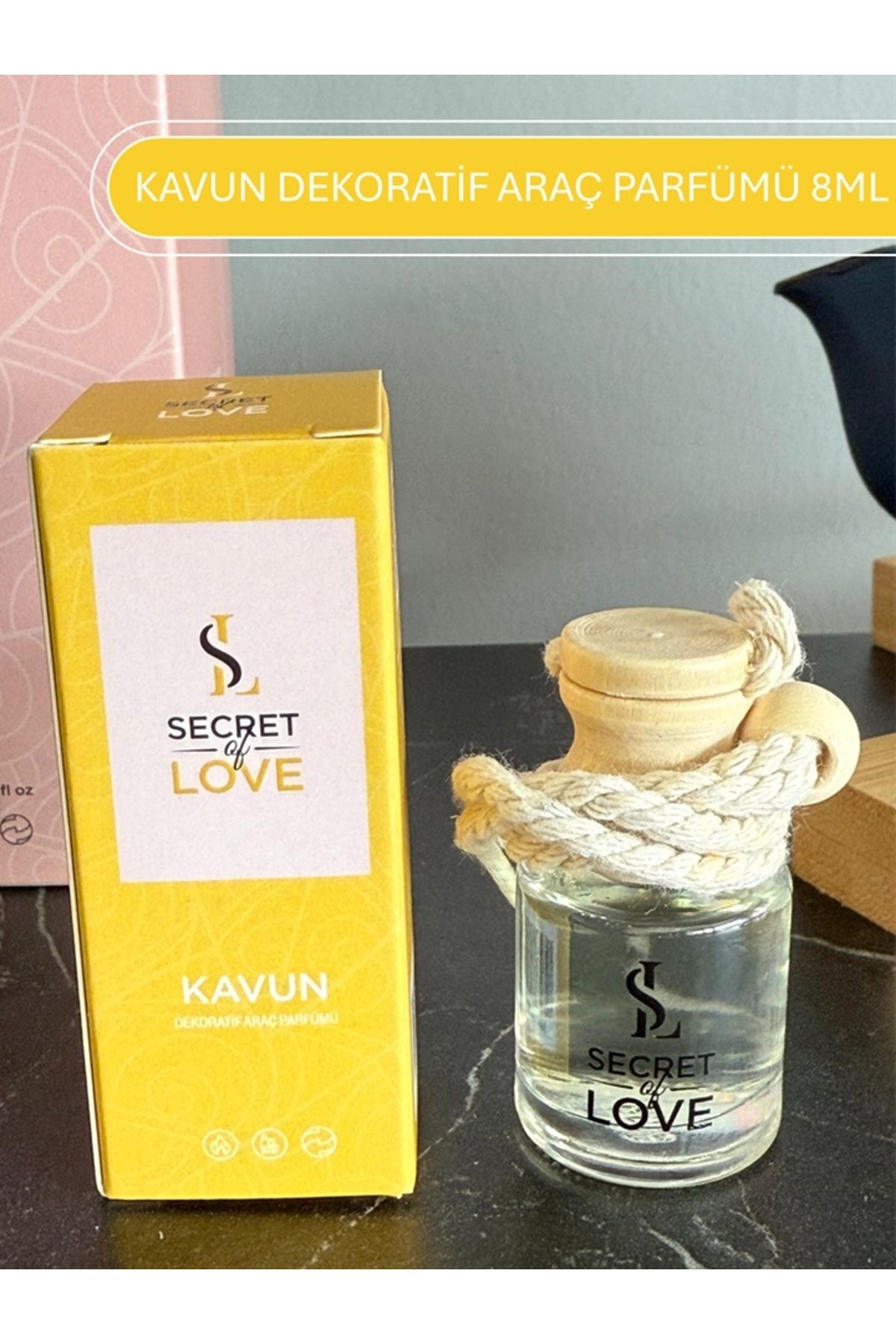 SECRET OF LOVE Kavun Araç Kokusu 8 ml