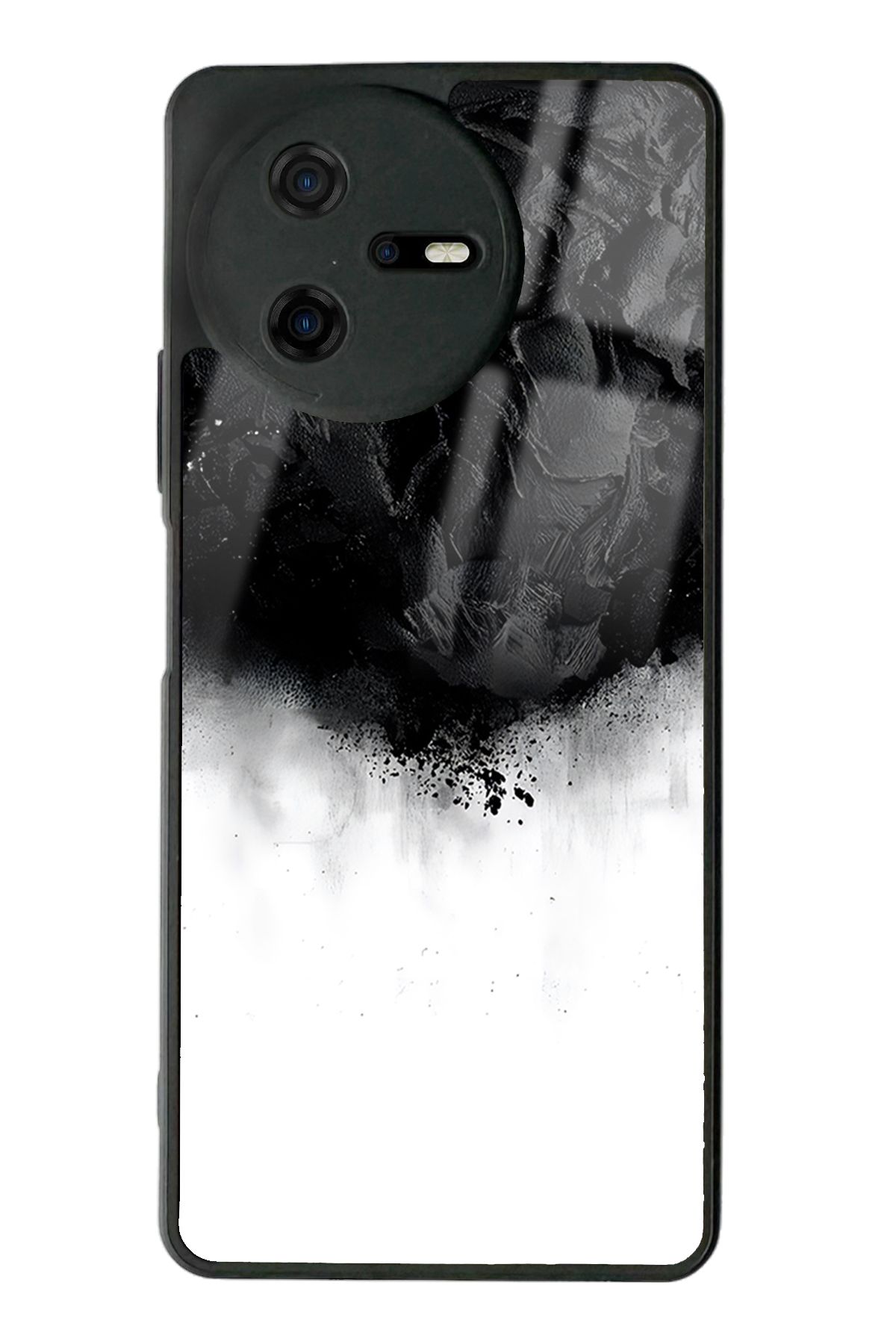 Spoyi Casper Via A40 Siyah duman Tasarımlı Glossy Telefon Kılıfı
