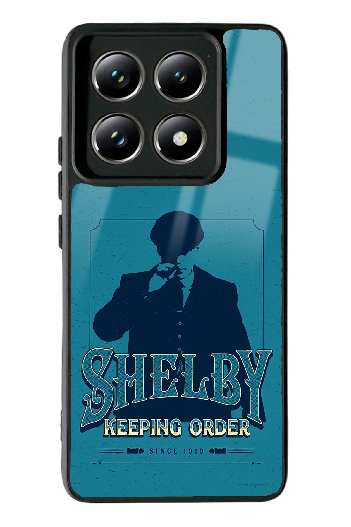 Spoyi Xiaomi Mi 14 T Pro Peaky Blinders Shelby Tasarımlı Glossy Telefon Kılıfı