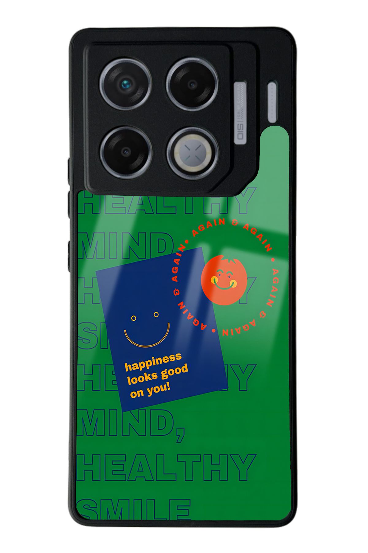 Spoyi İnfinix GT 20 Pro Happy Green Tasarımlı Glossy Telefon Kılıfı