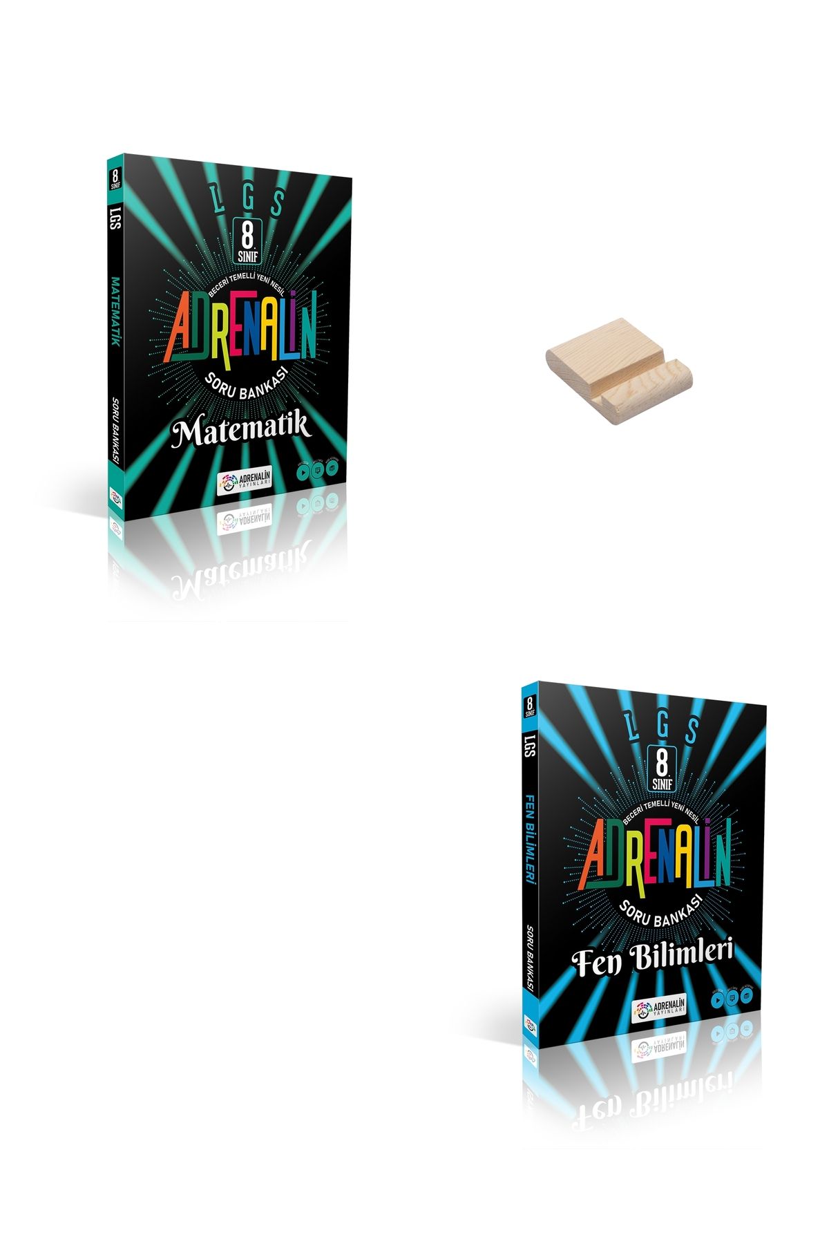 Adrenalin Yayınları LGS 8. Sınıf Matematik ve Fen Bilimleri Soru Bankası