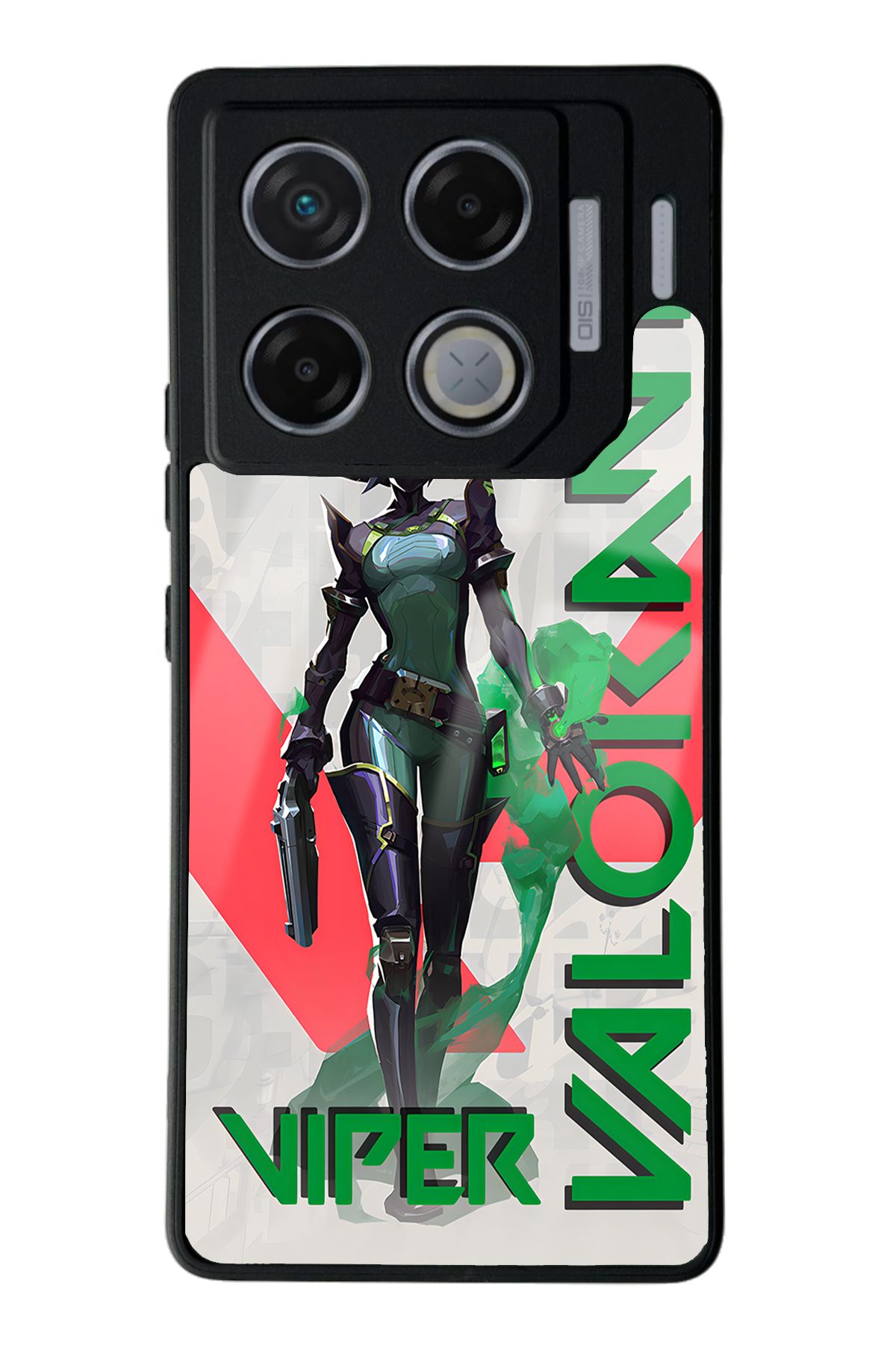 Spoyi İnfinix GT 20 Pro Uyumlu Valorant Viper Tasarımlı Glossy Telefon Kılıfı