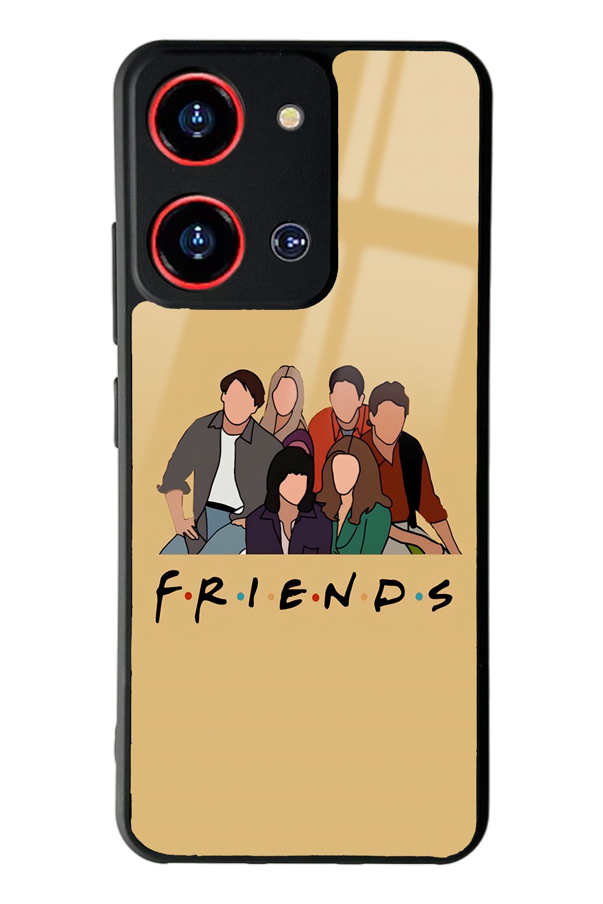 Spoyi Reeder S19 Max Pro S Zoom Friends Tasarımlı Glossy Telefon Kılıfı