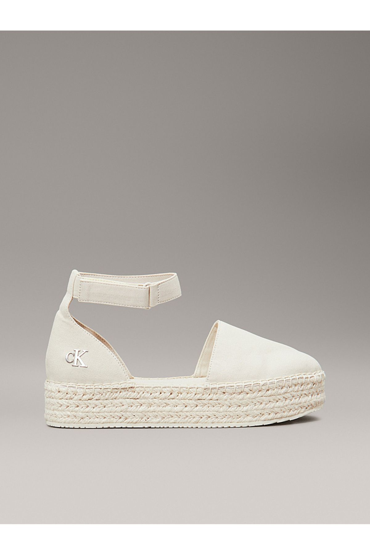 Calvin Klein Canvas Platform Espadrilles