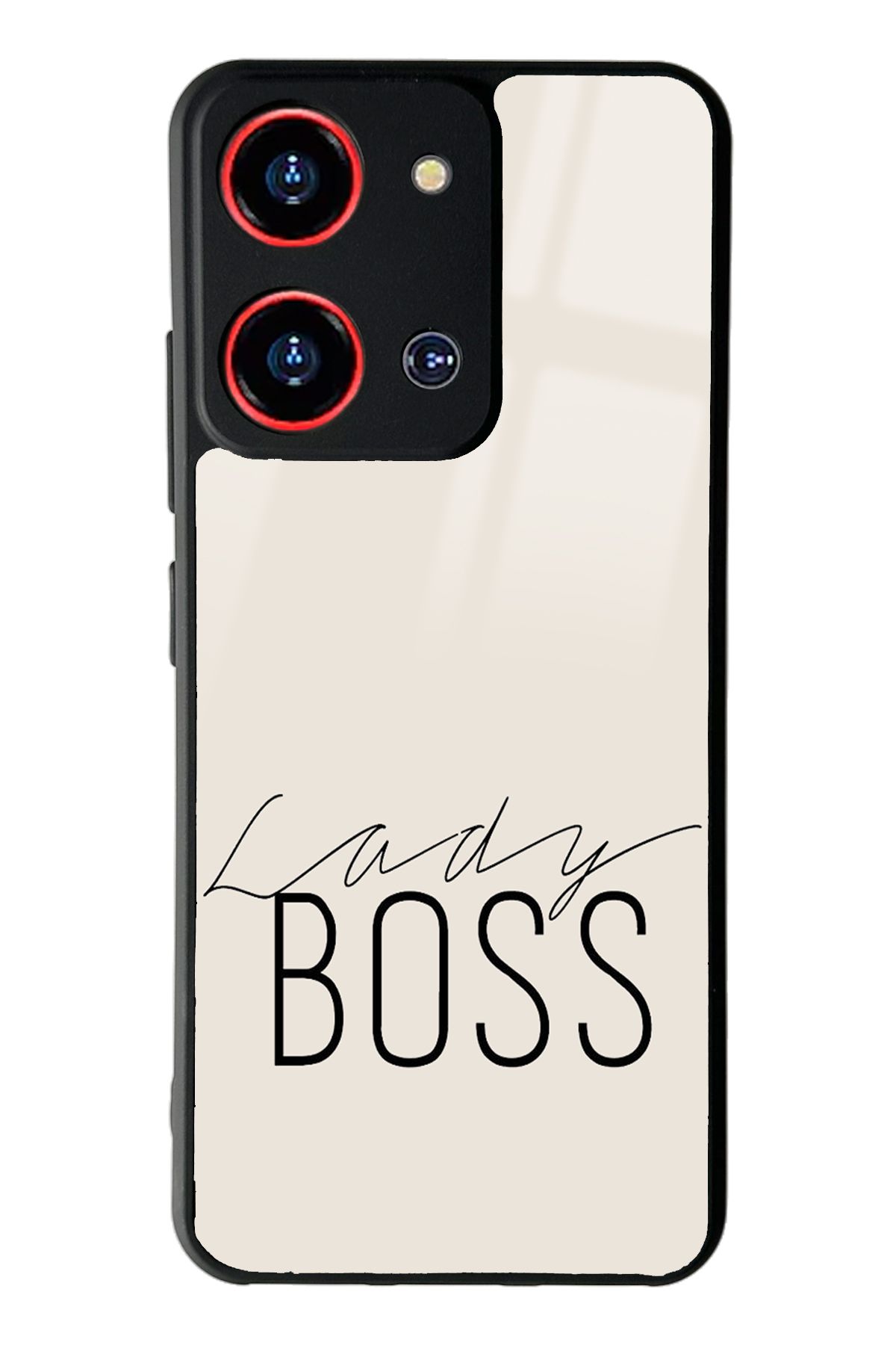 Spoyi Reeder S19 Max Pro S Zoom Lady Boss Tasarımlı Glossy Telefon Kılıfı