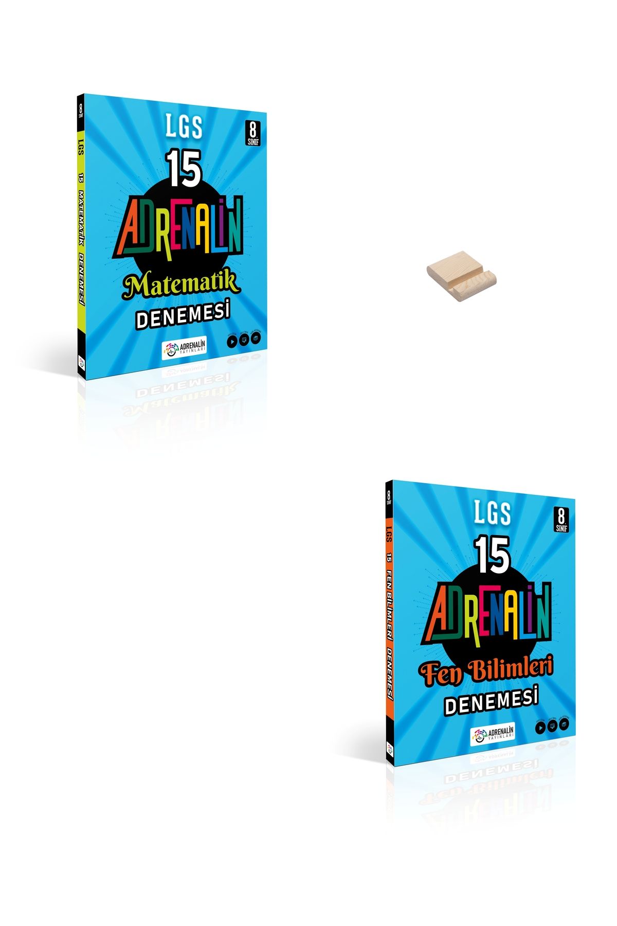 Adrenalin Yayınları LGS 8. Sınıf Matematik ve Fen Bilimleri Branş Denemeleri