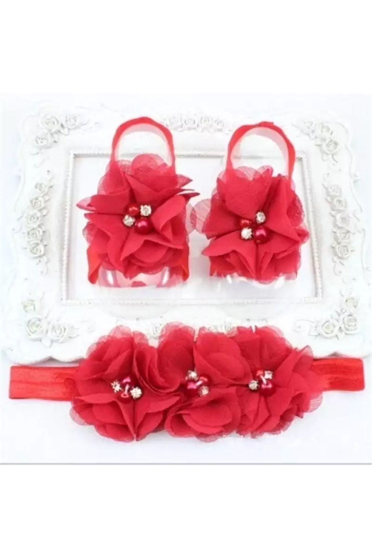 NURBİLGESTORE BEBEK MEVLÜT PATİK BANDANA TAKIMI BABY SHOWER HASTANE ÇIKIŞI HEDİYELİK ÜRÜNLER DOĞUM GÜNÜ