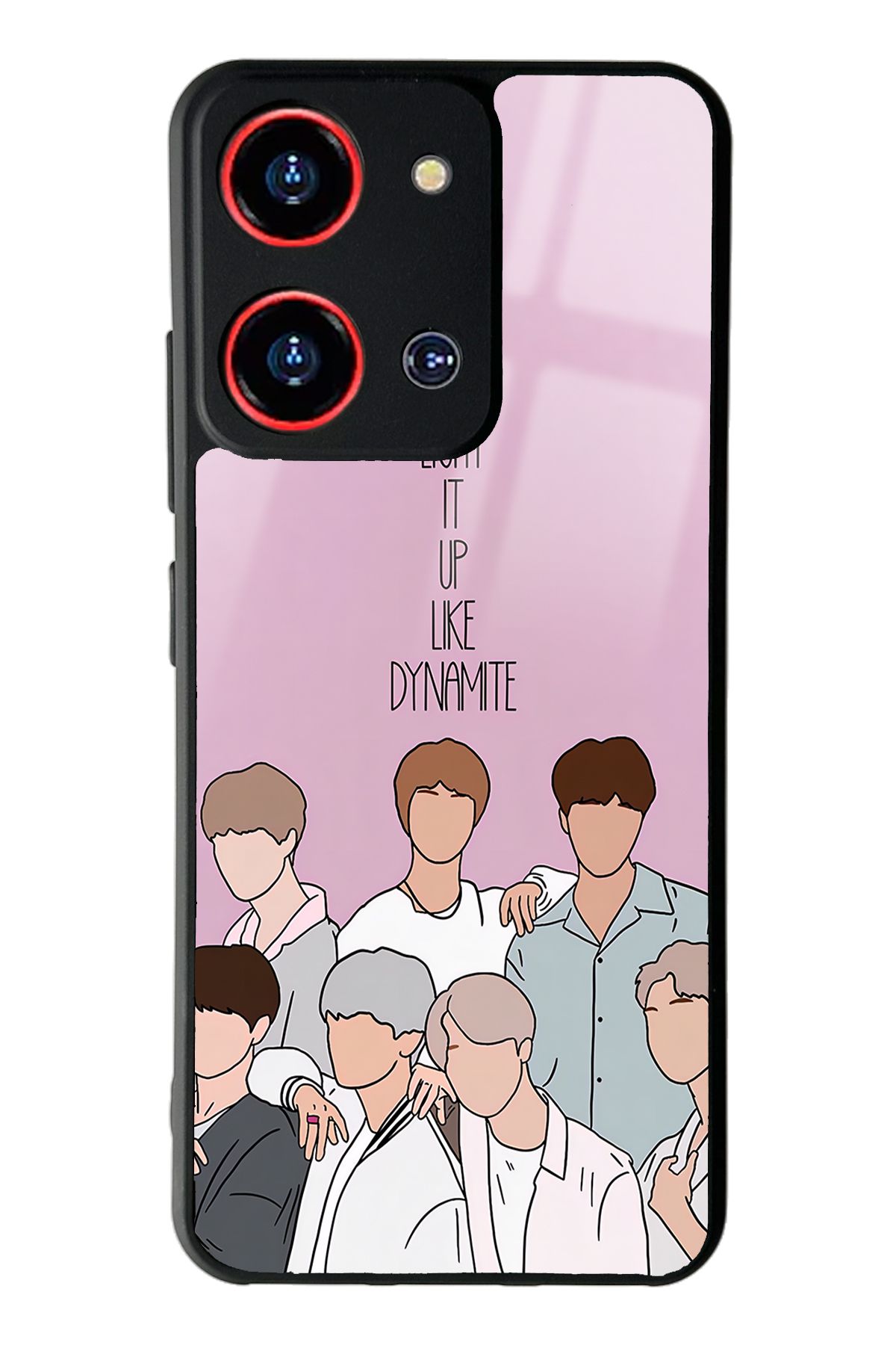 Spoyi Reeder S19 Max Pro S Zoom BTS K-Pop Tasarımlı Glossy Telefon Kılıfı
