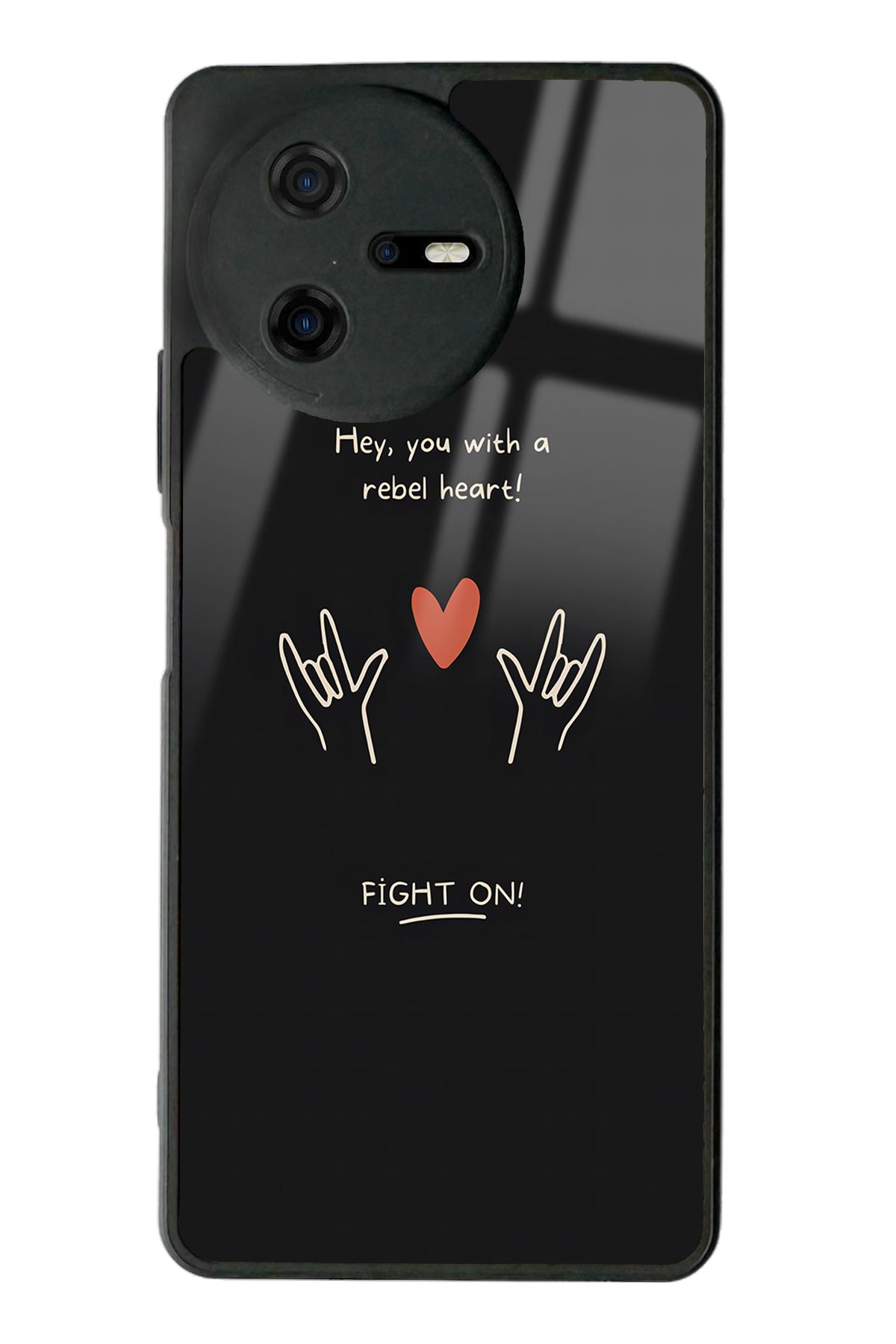 Spoyi Casper Via A40 Fight On Tasarımlı Glossy Telefon Kılıfı