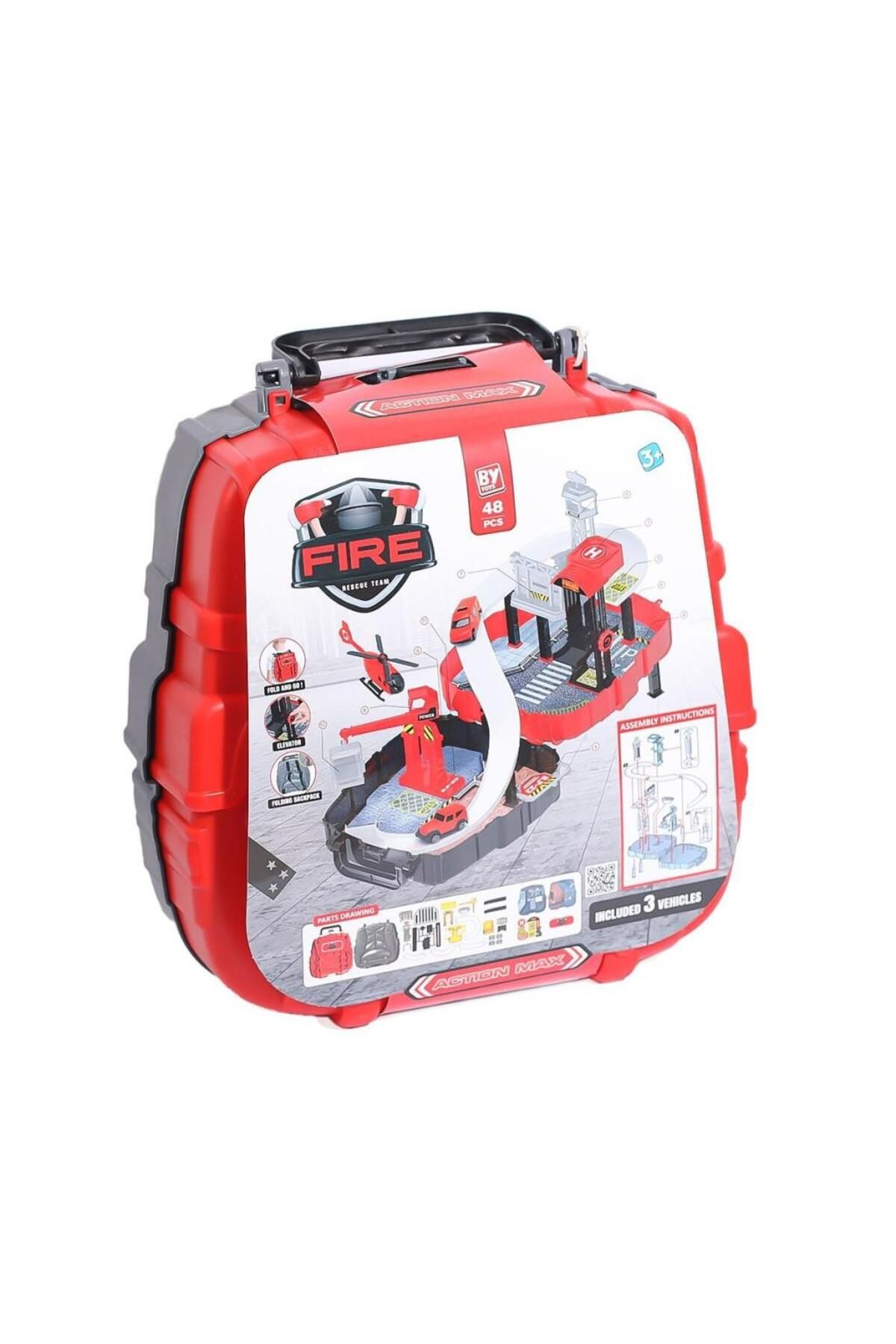 ÖZ BAYRAKTAR OYUNCAK BP-620 ÇANTALI İTFAİYE YOL SET