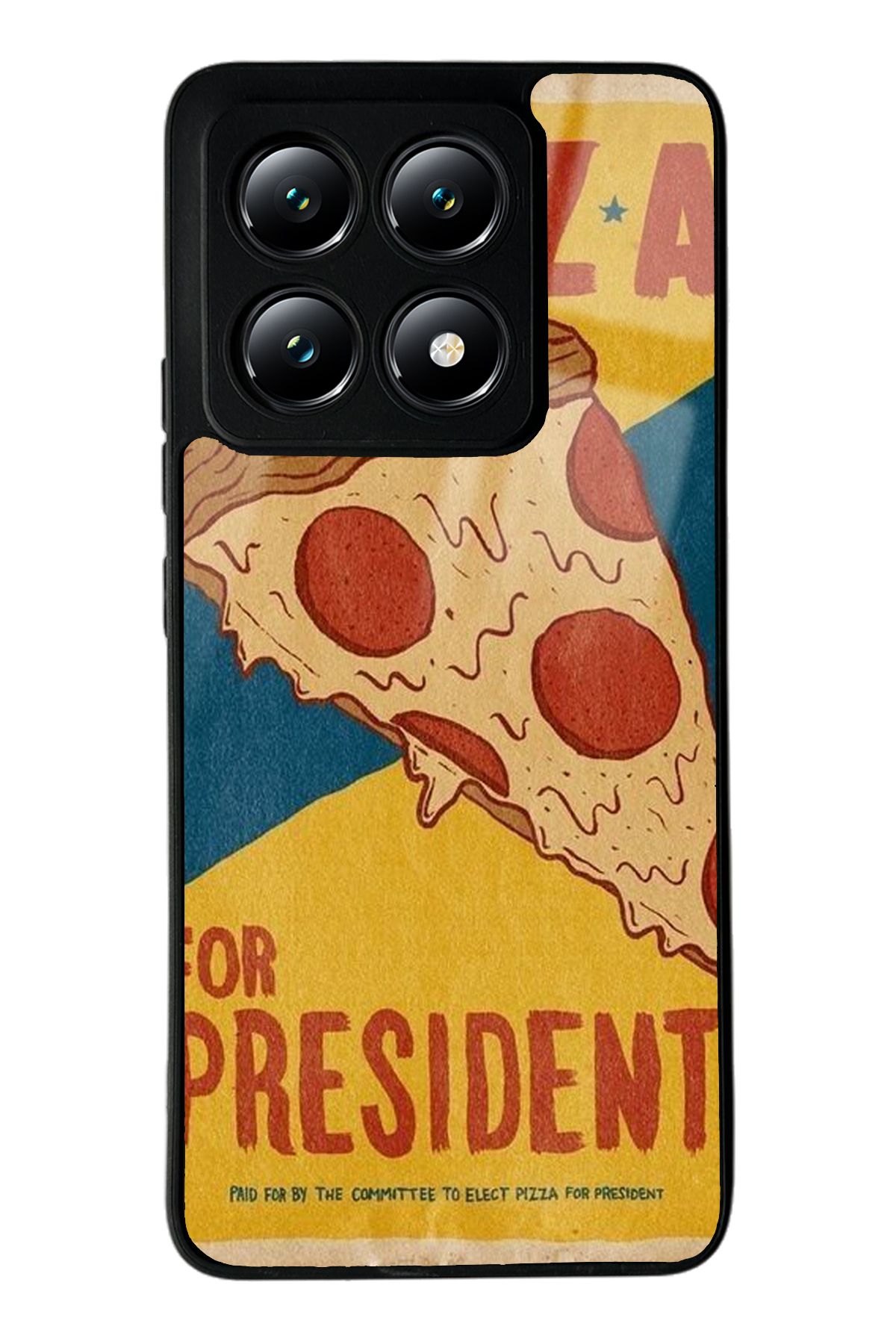 Spoyi Xiaomi Mi 14T Pizza Tasarımlı Glossy Telefon Kılıfı