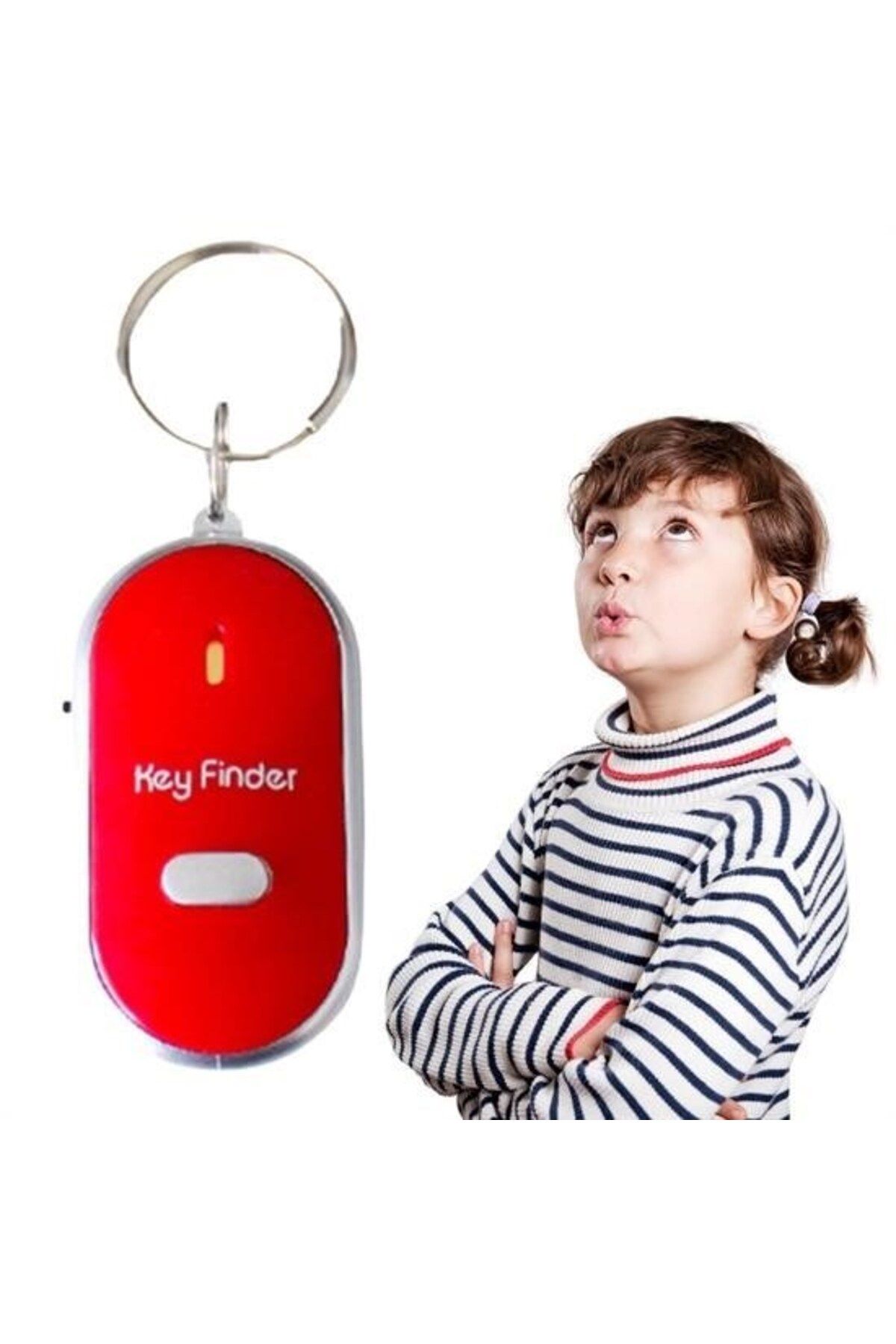 KfksStore Anahtar Bulucu Anahtarlık Sese Duyarlı Işıklı Anahtarlık Aparat