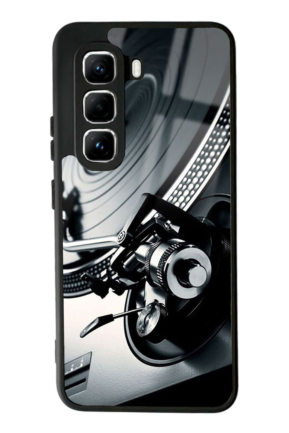 Spoyi İnfinix Hot 50 Pro Plakçalar Tasarımlı Glossy Telefon Kılıfı