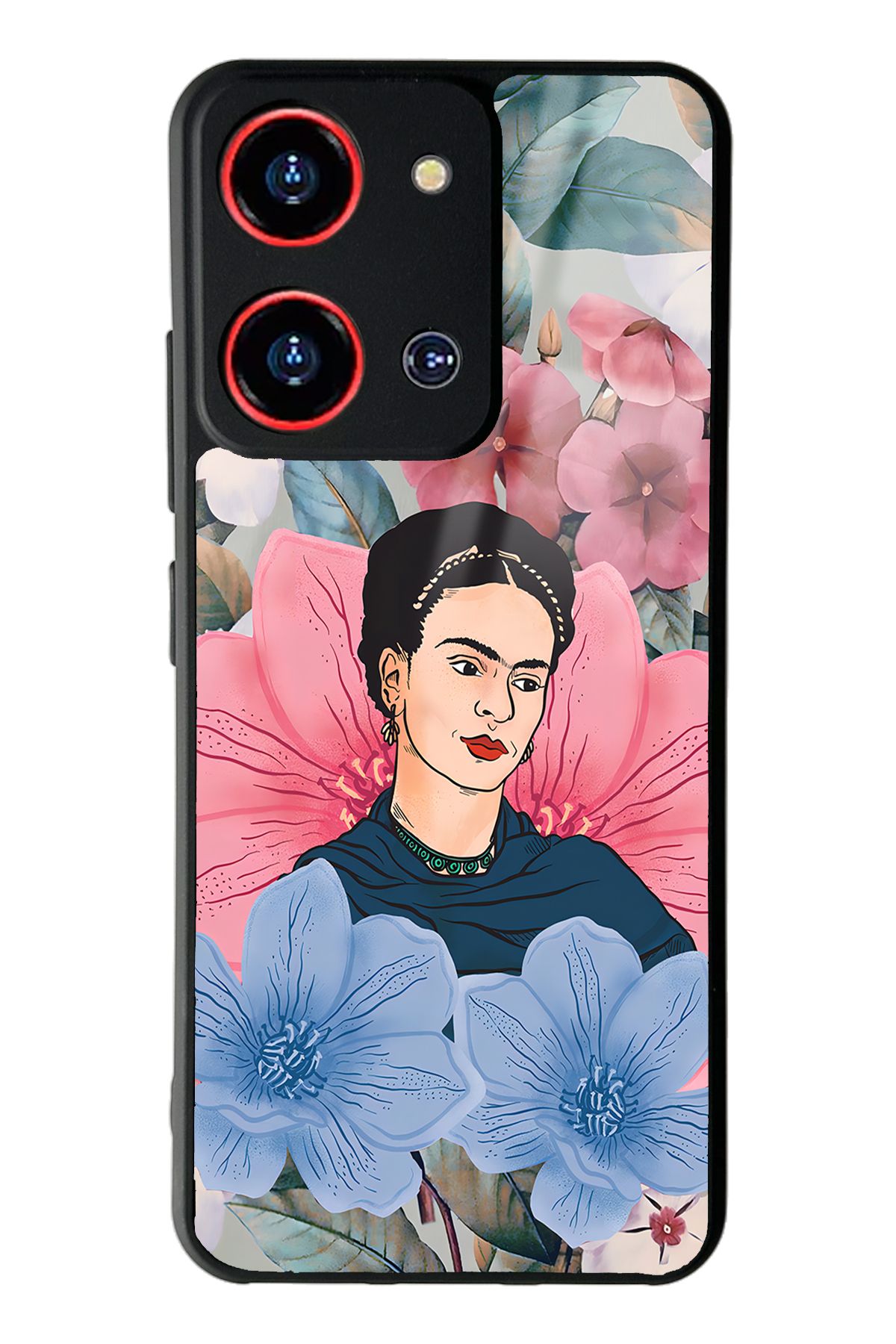 Spoyi Reeder S19 Max Pro S Zoom Flowers Frida Kahlo Tasarımlı Glossy Telefon Kılıfı uyumlu