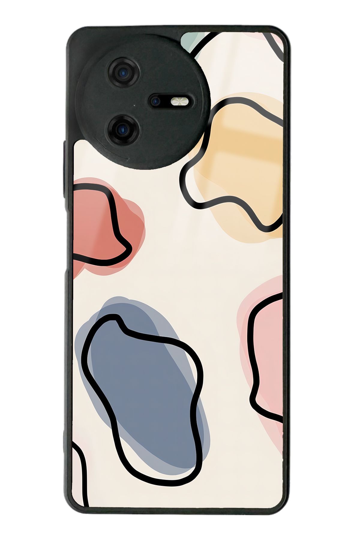 Spoyi Casper Via A40 Nude Milky Tasarımlı Glossy Telefon Kılıfı