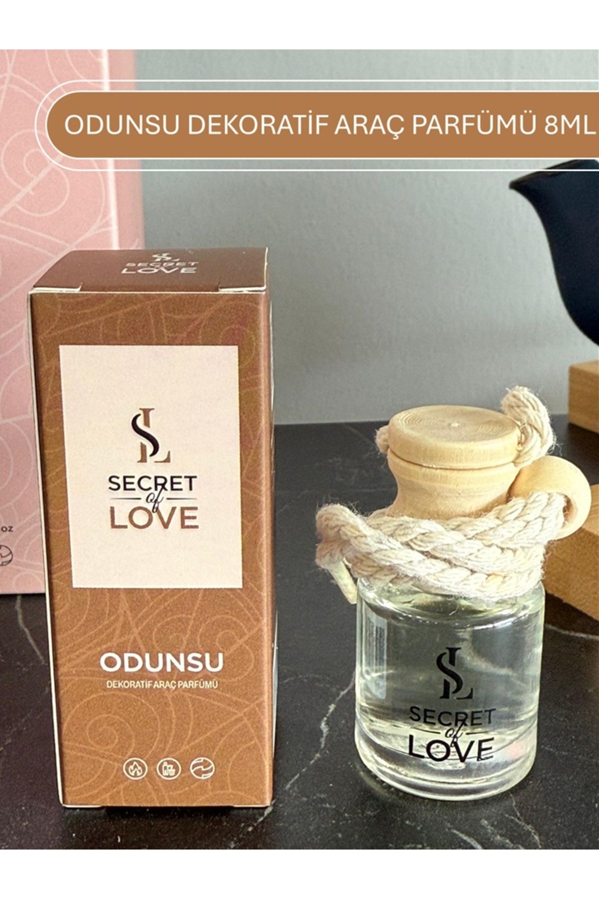 SECRET OF LOVE Odunsu Araç Kokusu 8 ml