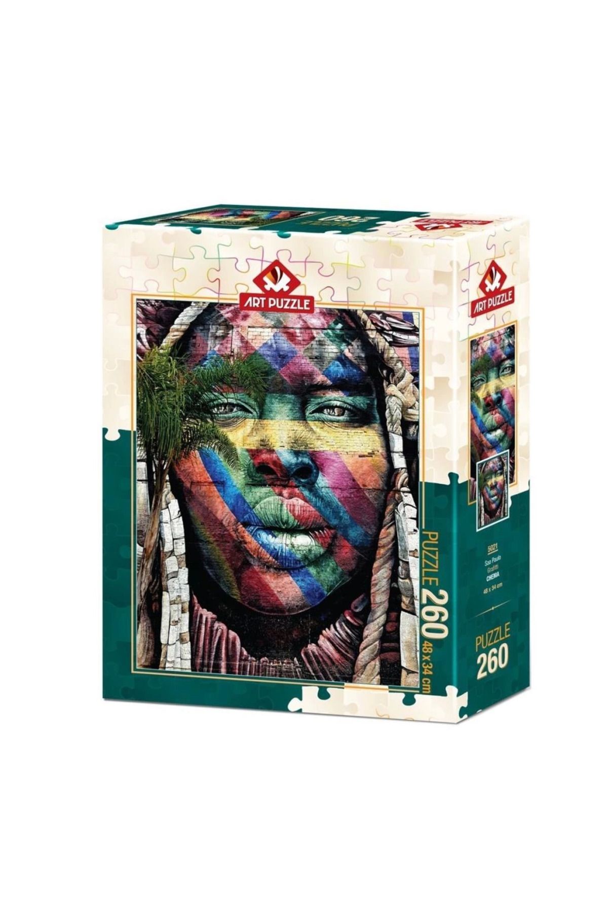 robotrend Çocuk 5021 Puzzle Grafitti Sao Paulo 260 Parça Puzzle