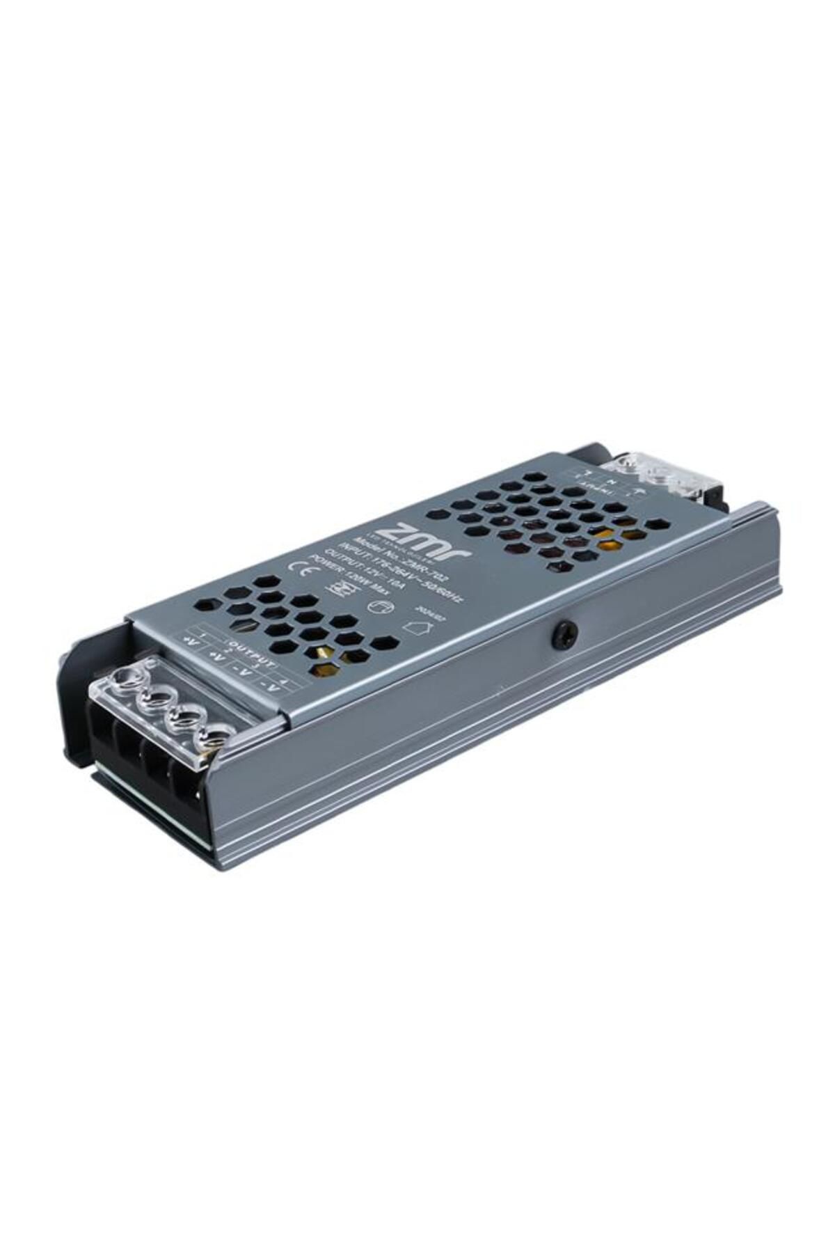 ZMR ZMR-702/B.00 12 Volt 10 Amper 120 Watt Slim Metal Kasa Adaptör