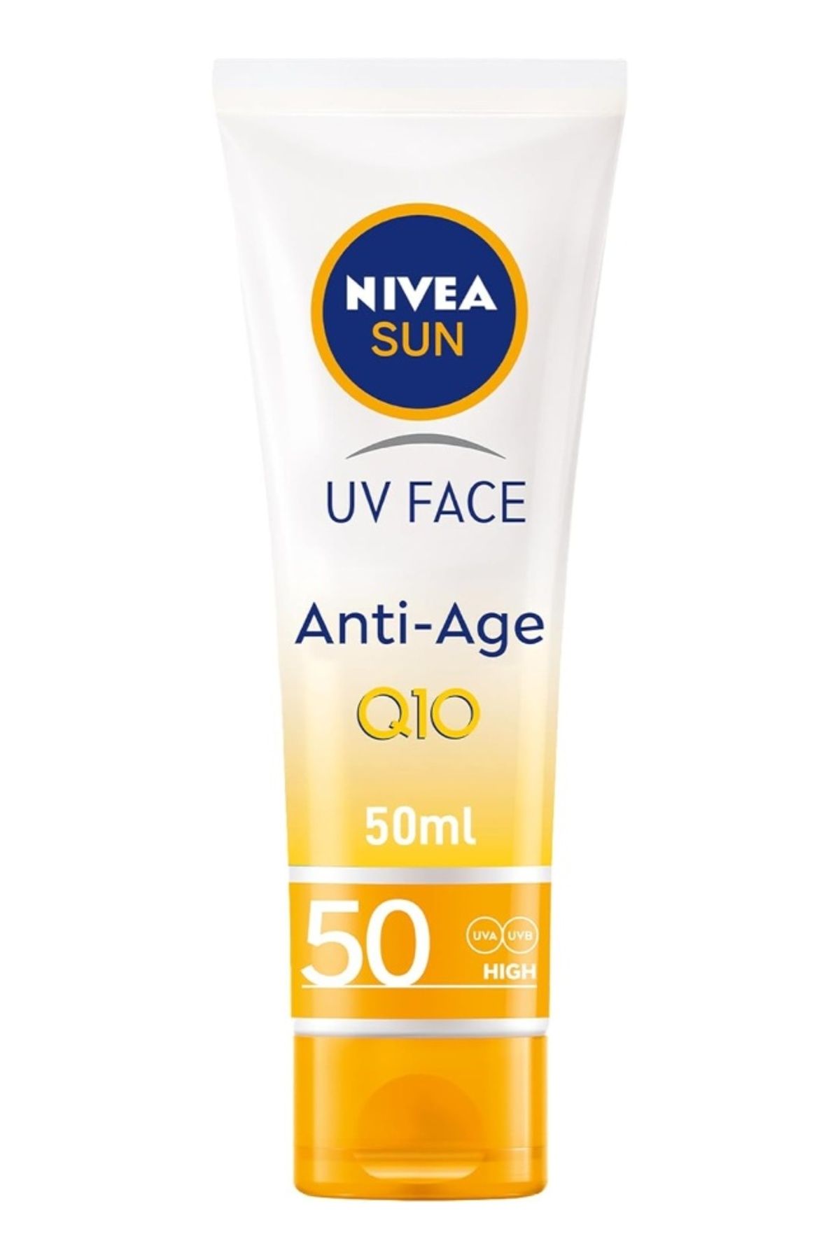 NIVEA-SUN Face Cream, SPF 50, High UVA and UVB Protection, with Q10 Technology, Anti-Age, Water Resi 1