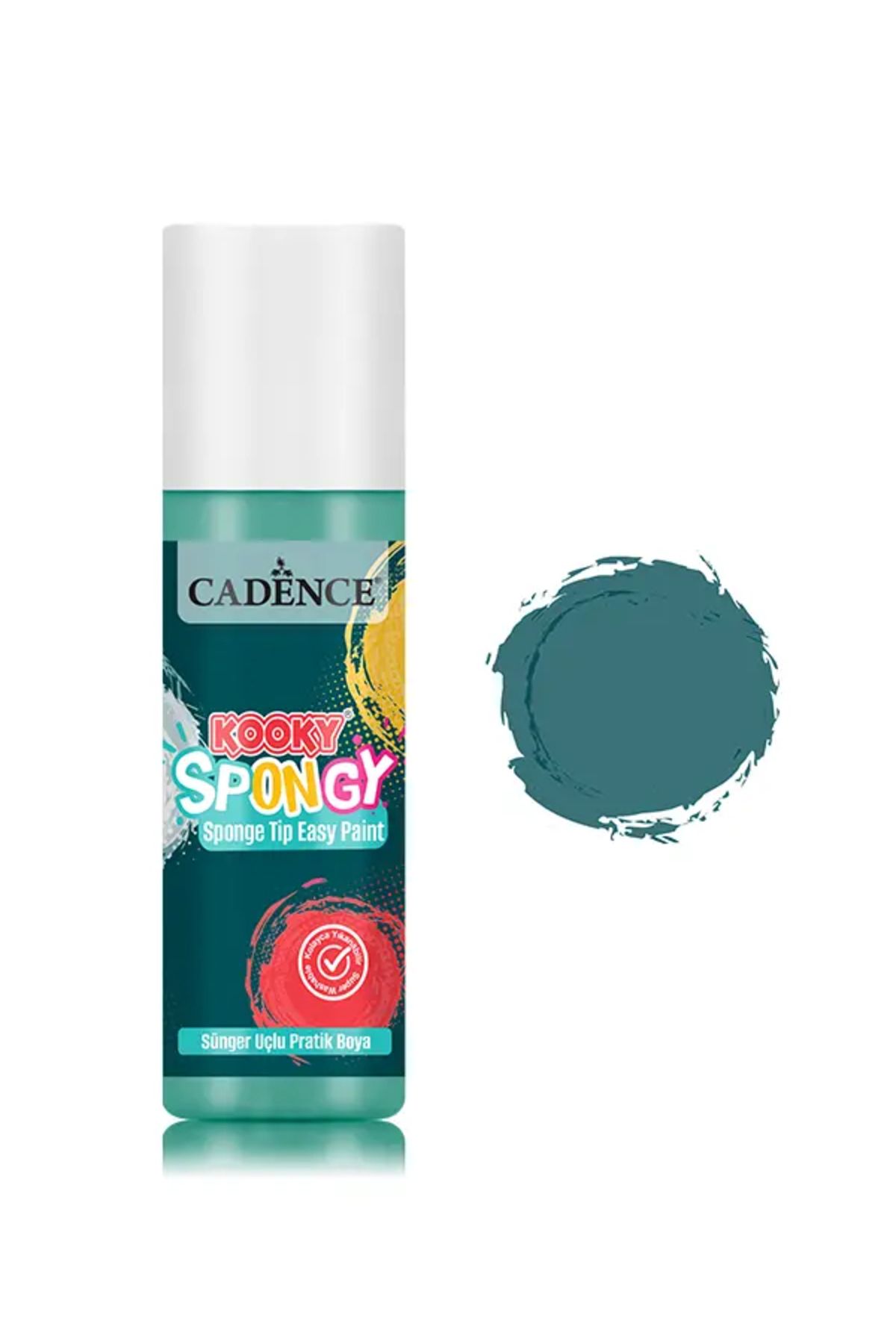 Cadence SPN09 Turkuaz Spongy Sünger Uçlu Pratik Boya 100ML