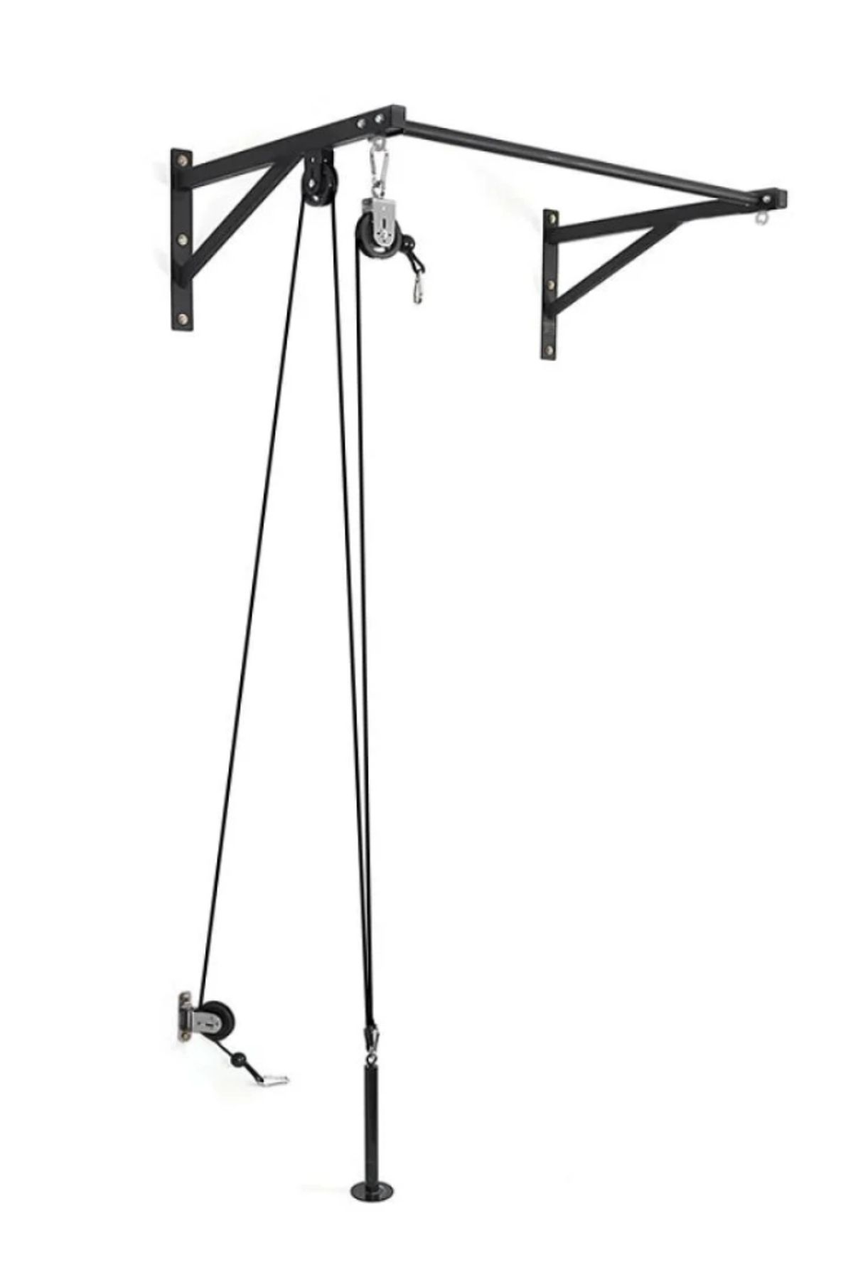 KANGAROO-Kangaroo Large Wall Mounted Pull Up Bar with Thick Bar 110cm Length x 80cm Depth Non-Slip 5