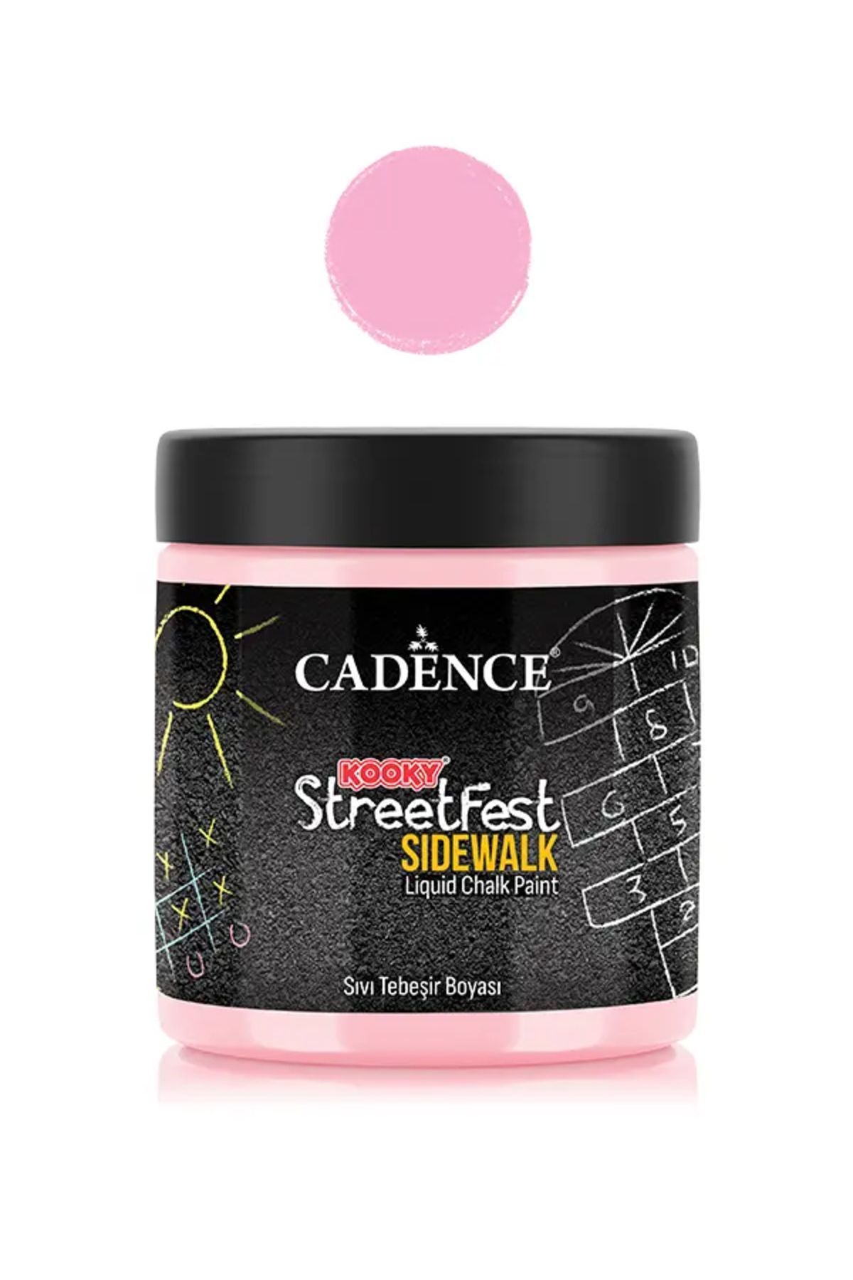 Cadence SF05 Pembe Sıvı Tebeşir Boyası 250ML - Cadence Kooky Streetfest