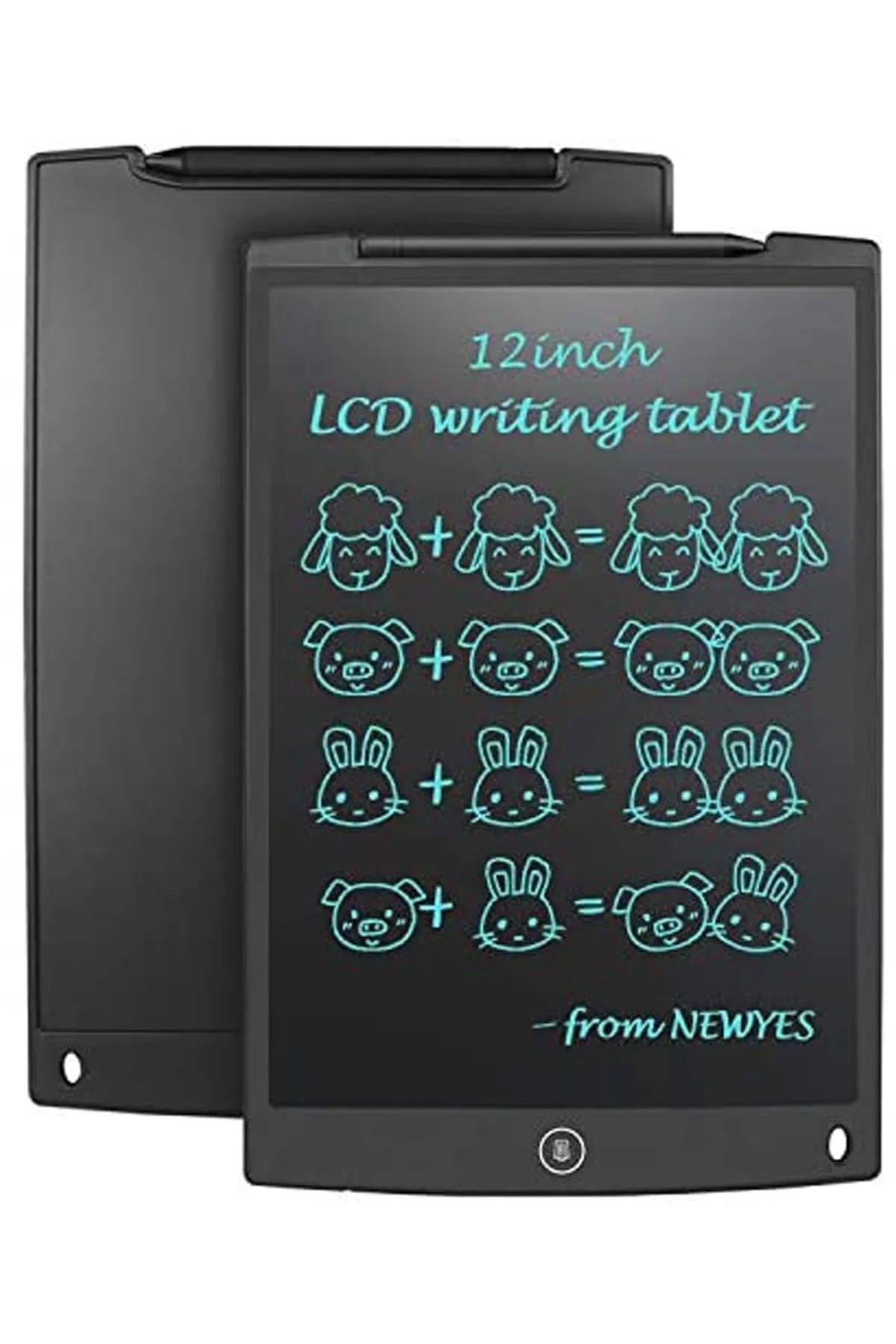 YNT İthalat 12 Inc Writing Lcd Grafik Dijital Kalemli Çizim Tableti Yazı Tahta Not Yazma Eğitim Tableti