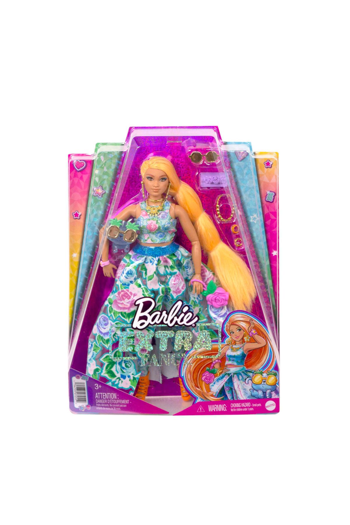 mrpurple Barbie® Extra Fancy - Çiçekli Kostümlü Bebek