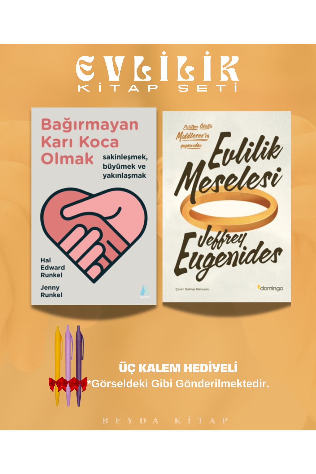 Aganta Yayınları Bağırmayan Karı Koca Olmak - Evlilik Meselesi - Kitap Seti - EVLKADY1