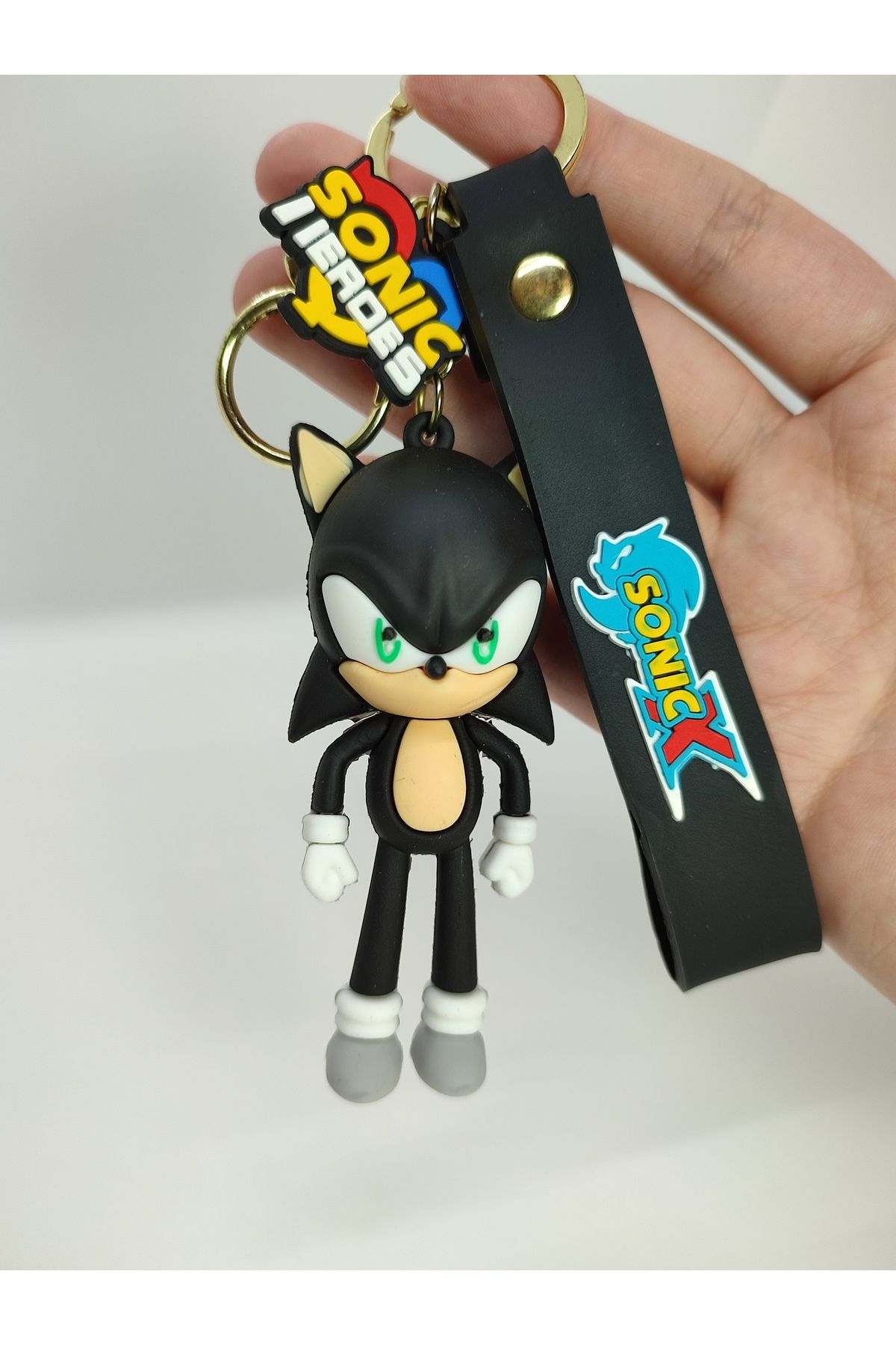 Mia Giyim Süper Sonic Kirpi Sonik 3D LüxAnahtarlık Ve Çanta Aksesuarı