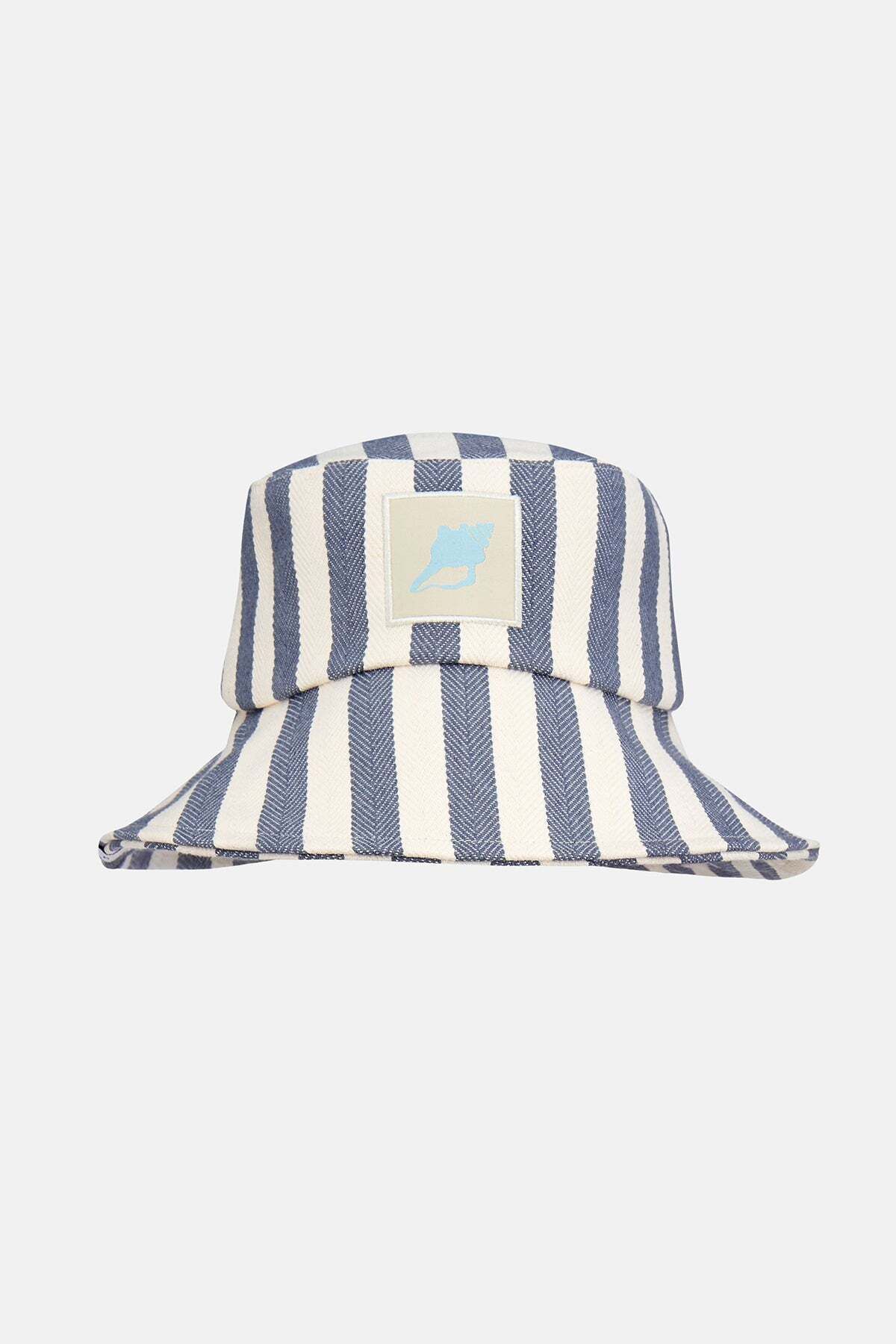 WWF Market Deniz Kabuğu Canvas Bucket Hat - Lacivert/Bej