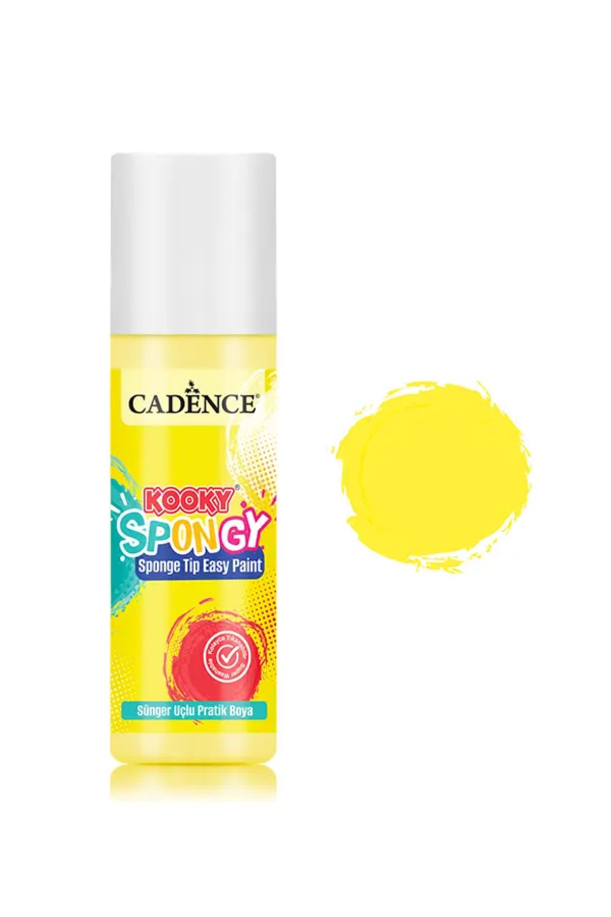 Cadence SPN01 Sarı Spongy Sünger Uçlu Pratik Boya 100ML