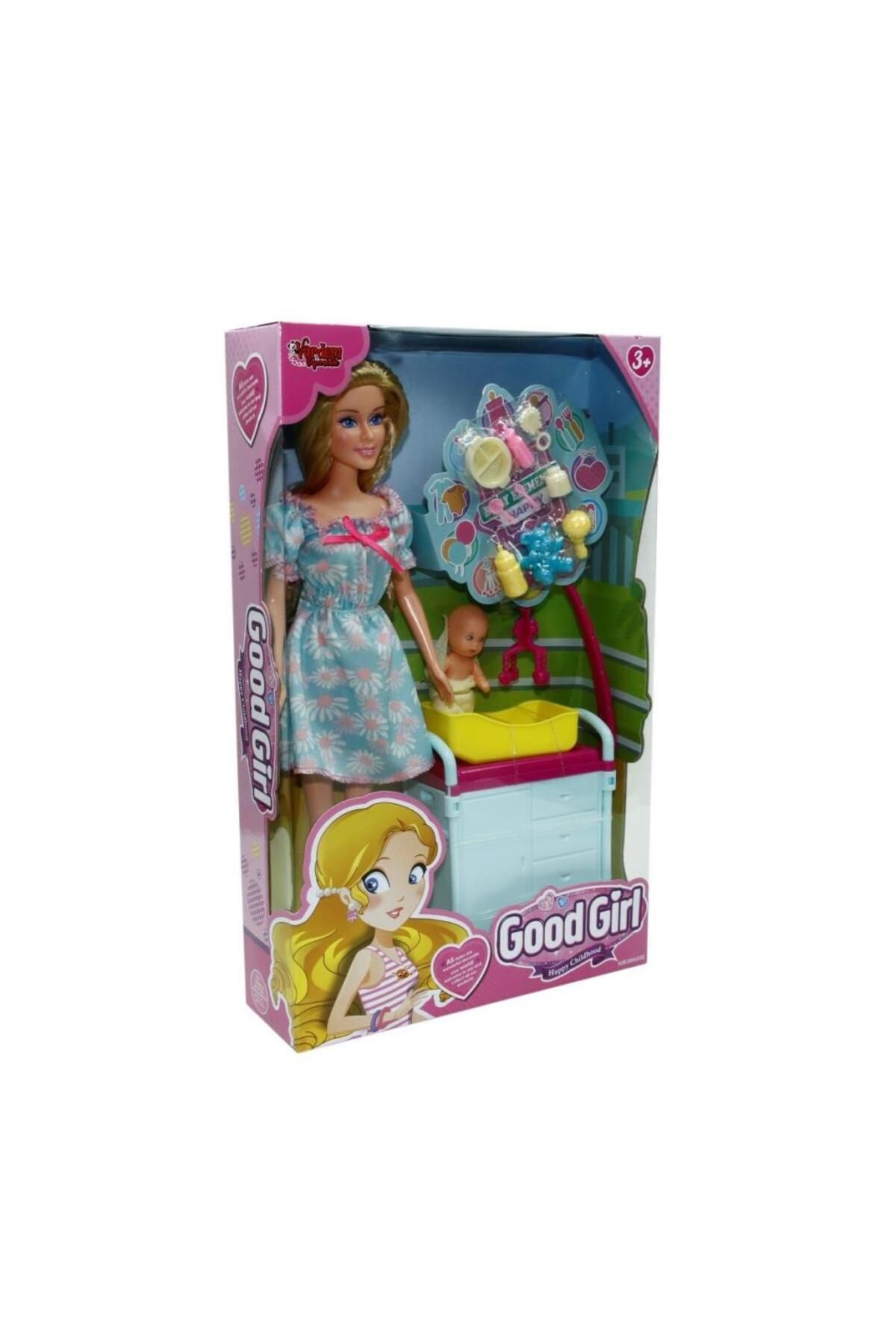 DENİZBİLİŞİM Wg-115167 Kutulu 29Cm Akesuarlı Beşikli Bebek - Vardem Oyuncak