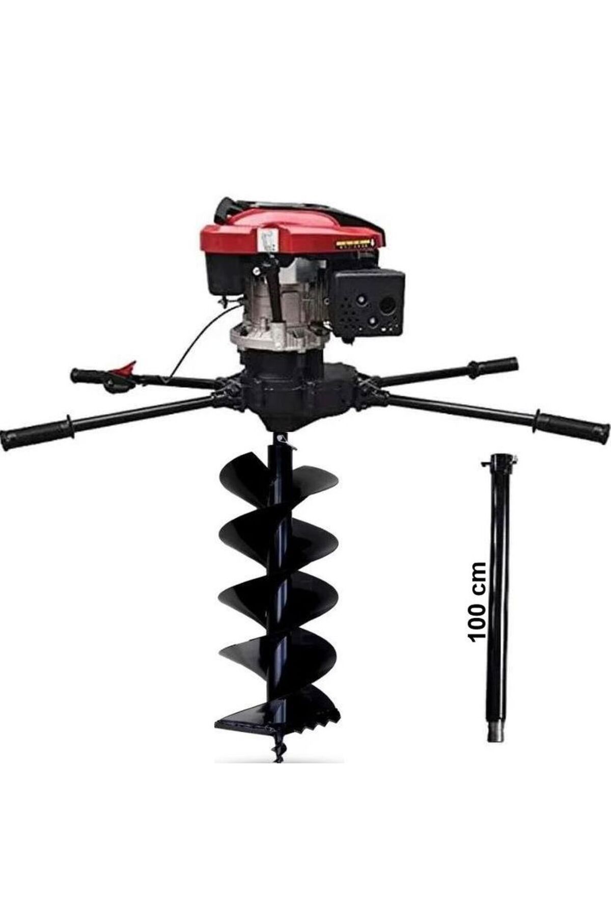 GARDENPRO 1P70F Loncin Motorlu Toprak Burgu Makinası 7 Hp 300 mm