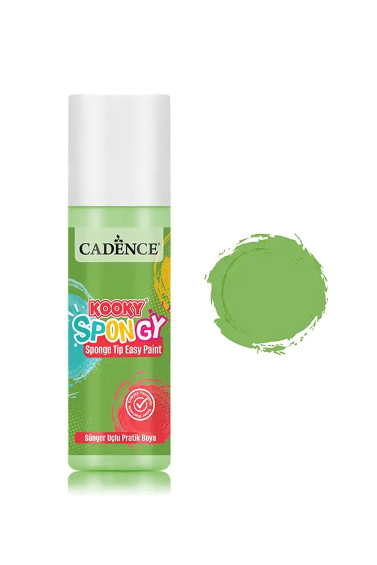 Cadence SPN07 Çimen Yeşili Spongy Sünger Uçlu Pratik Boya 100ML