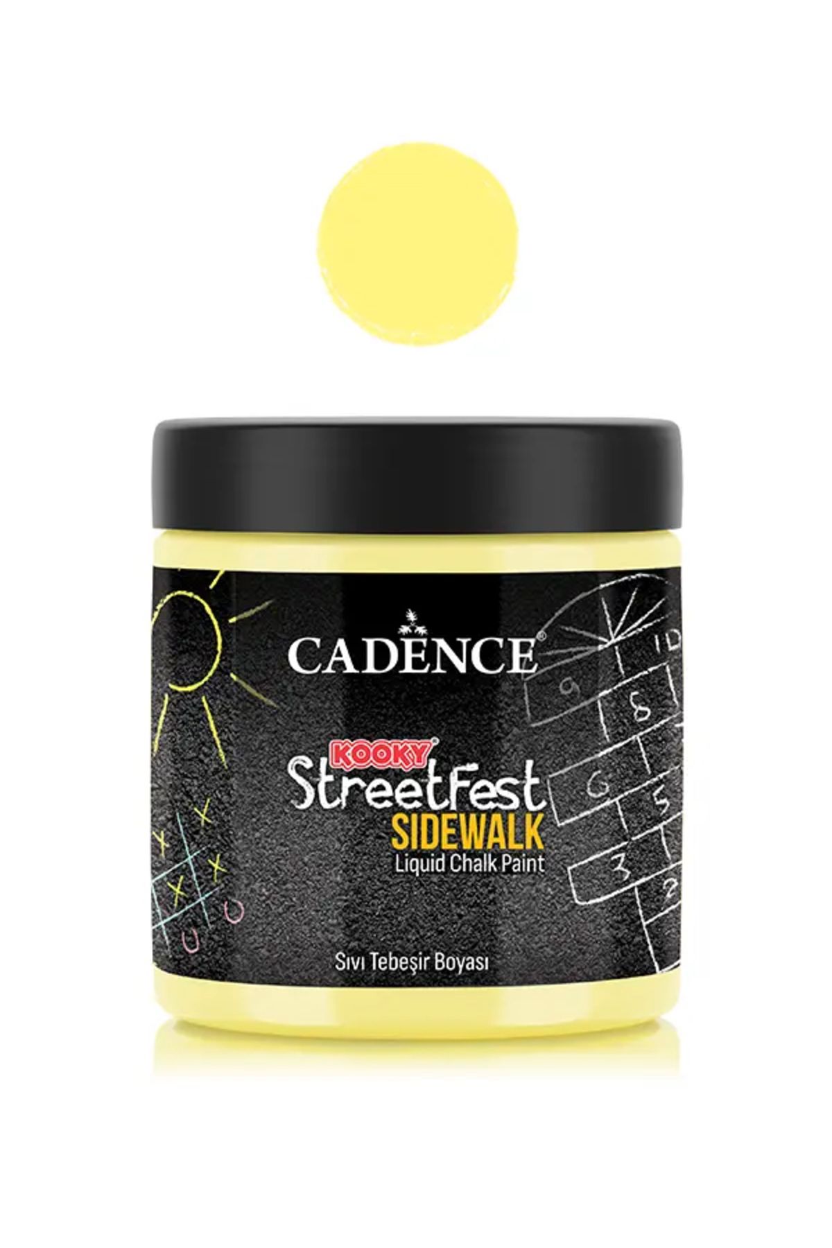 Cadence SF02 Sarı Sıvı Tebeşir Boyası 250ML - Cadence Kooky Streetfest
