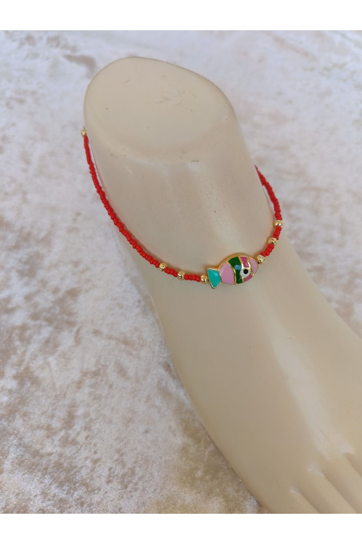 MODA Hand Made El yapımı Kadın Balık Figürlü Otantik Halhal