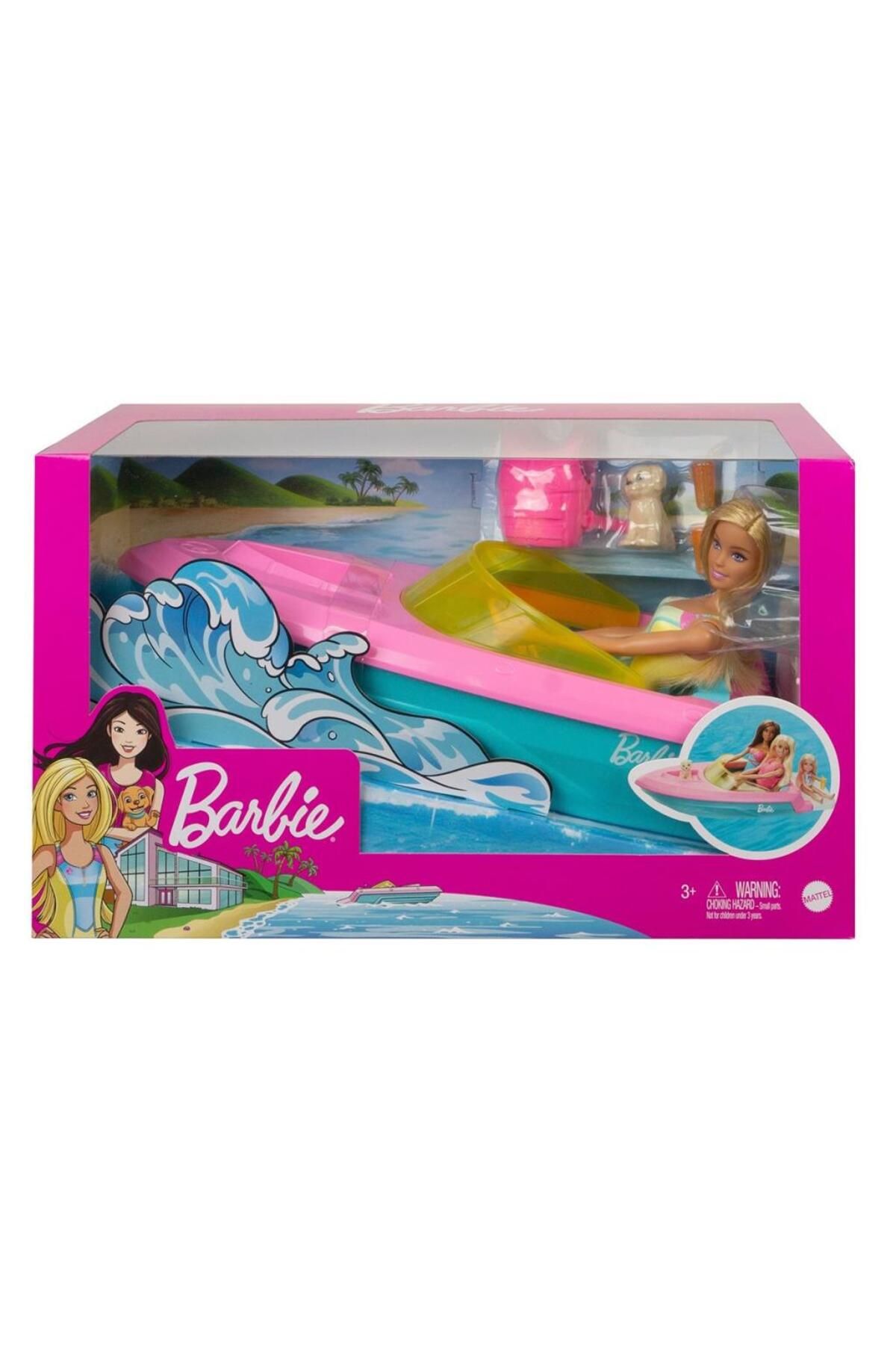 mrpurple GRG30 Barbie® ve Teknesi Oyun Seti