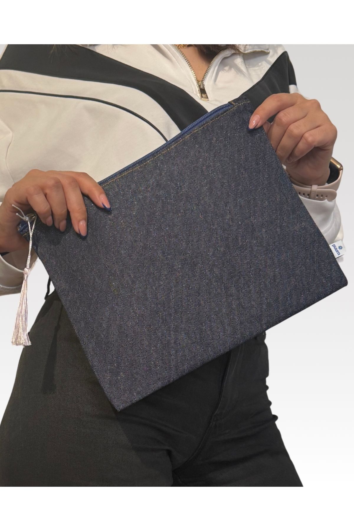 PUUMTEX Puum X Parlak Clutch Çanta
